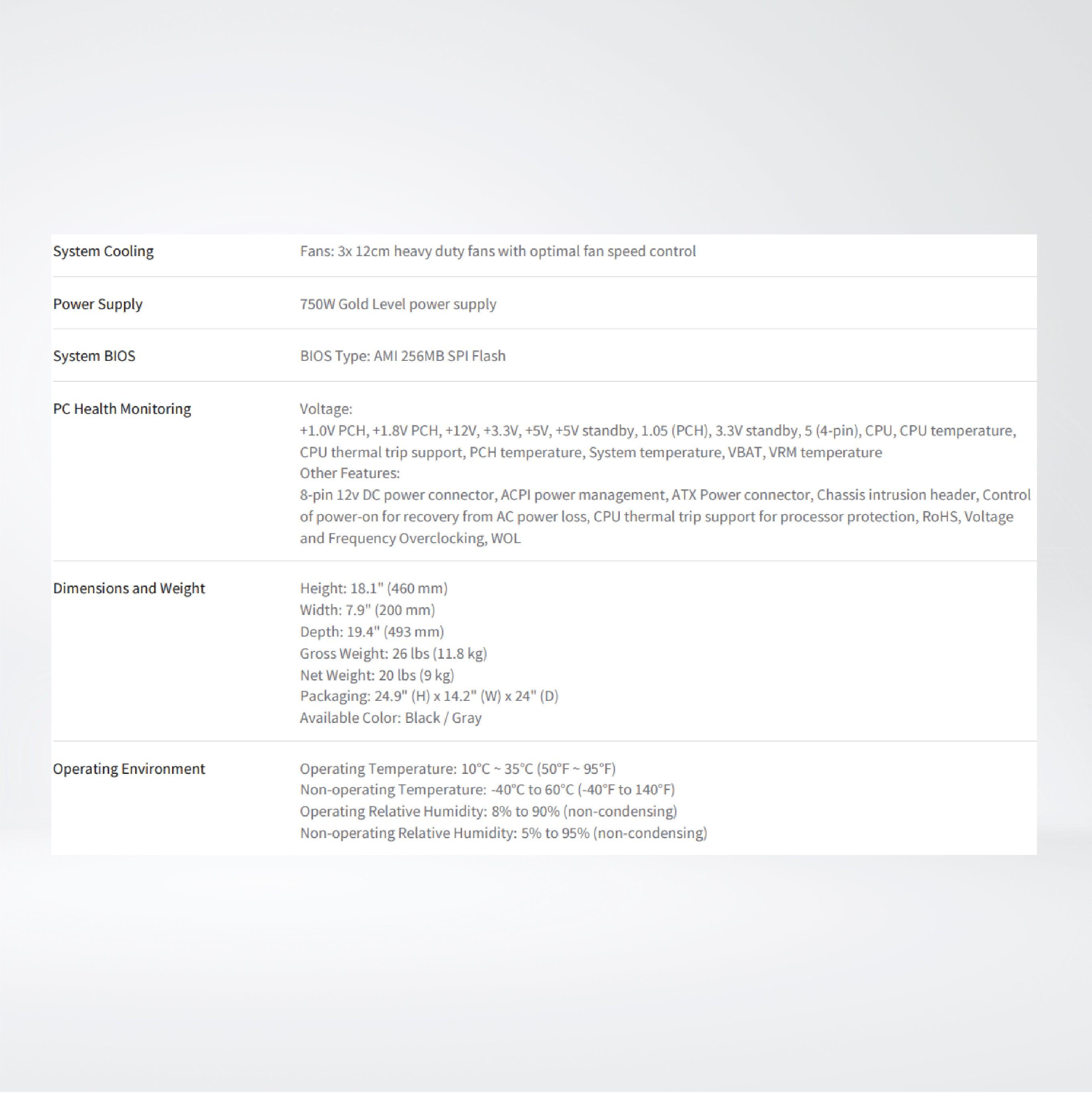 SYS-530AD-I Desktop Gaming Workstation - Riverplus