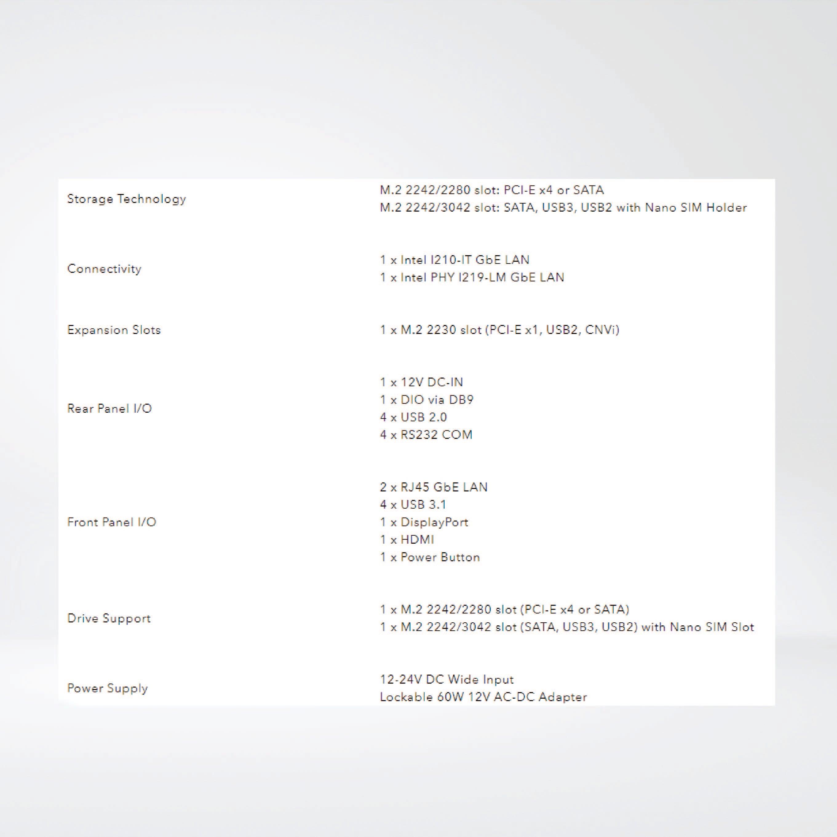 SYS-E100-9W-C CELERON Fanless Industrial IoT Edge Computing - Riverplus