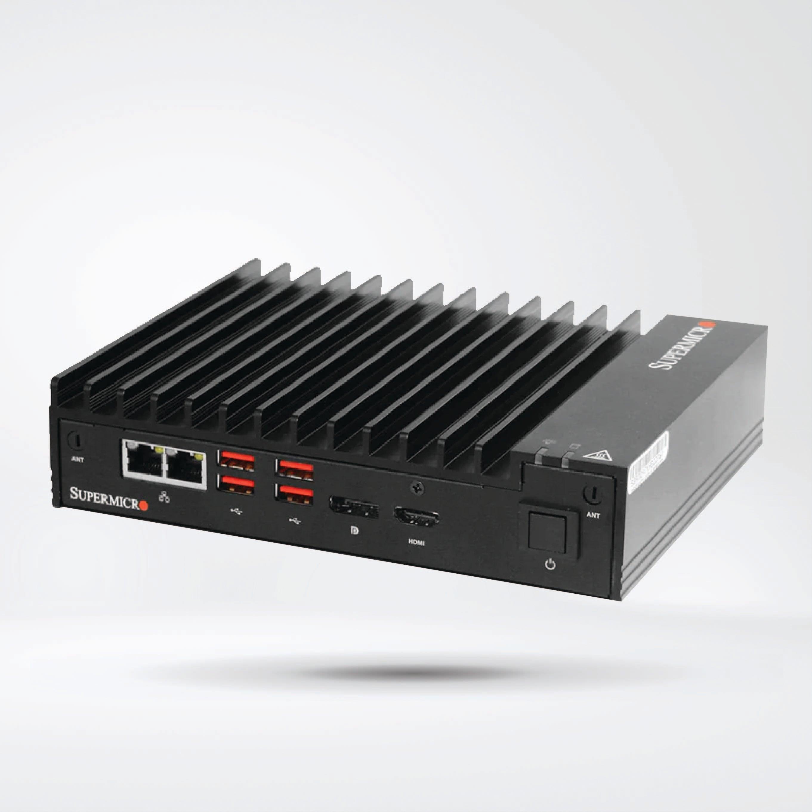 SYS-E100-9W-H CORE I7 Gen 8 Fanless Industrial IoT Edge Computing - Riverplus