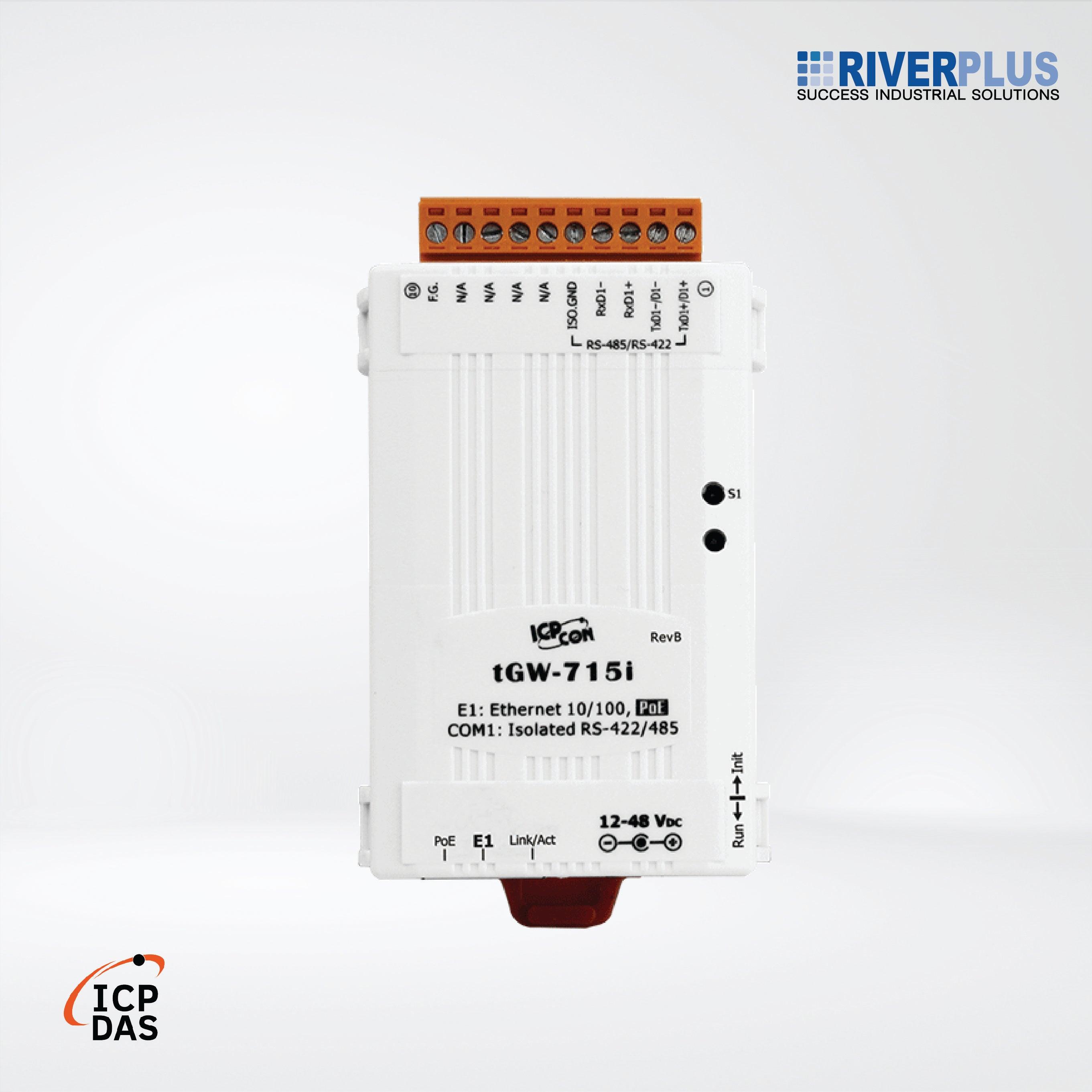 tGW-715i Tiny Modbus/TCP to RTU/ASCII Gateway - Riverplus