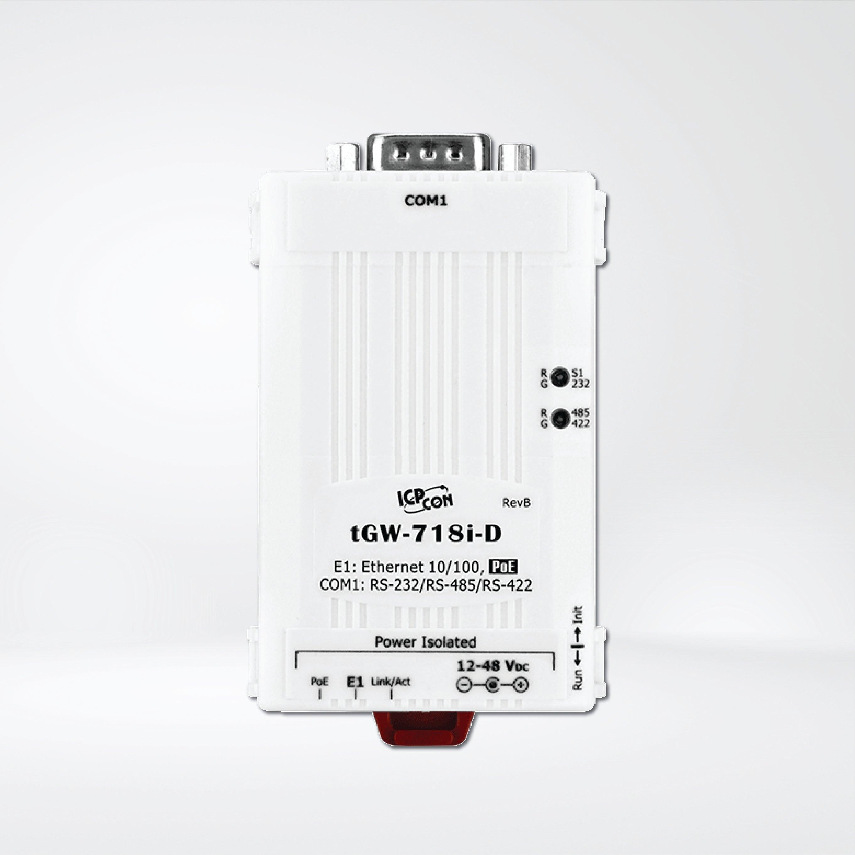 tGW-718i-D Tiny Modbus/TCP to RTU/ASCII Gateway - Riverplus