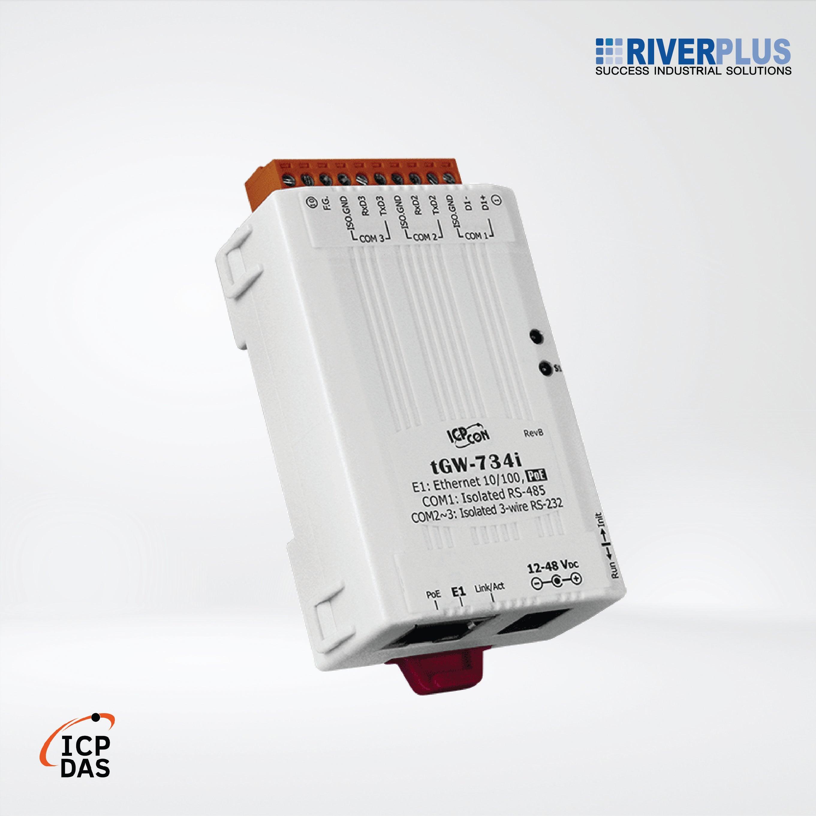 tGW-734i Tiny Modbus/TCP to RTU/ASCII Gateway - Riverplus