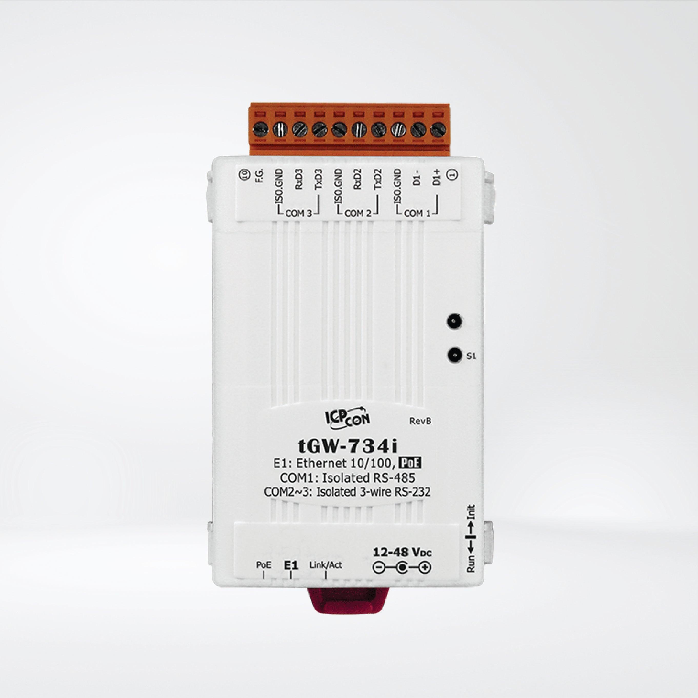 tGW-734i Tiny Modbus/TCP to RTU/ASCII Gateway - Riverplus