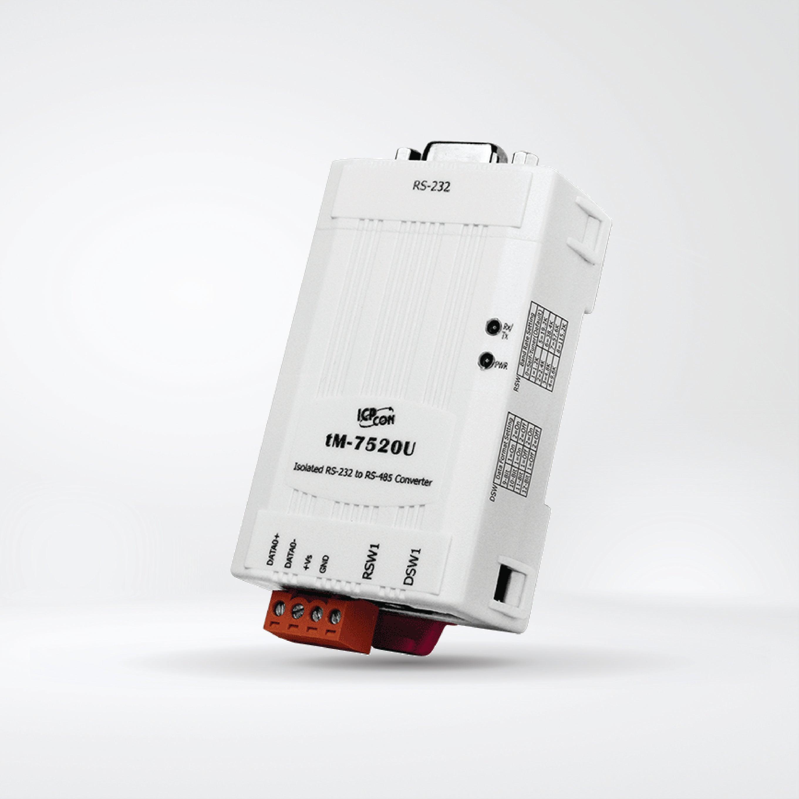 tM-7520U Tiny Isolated RS-232 to RS-485 Converter - Riverplus