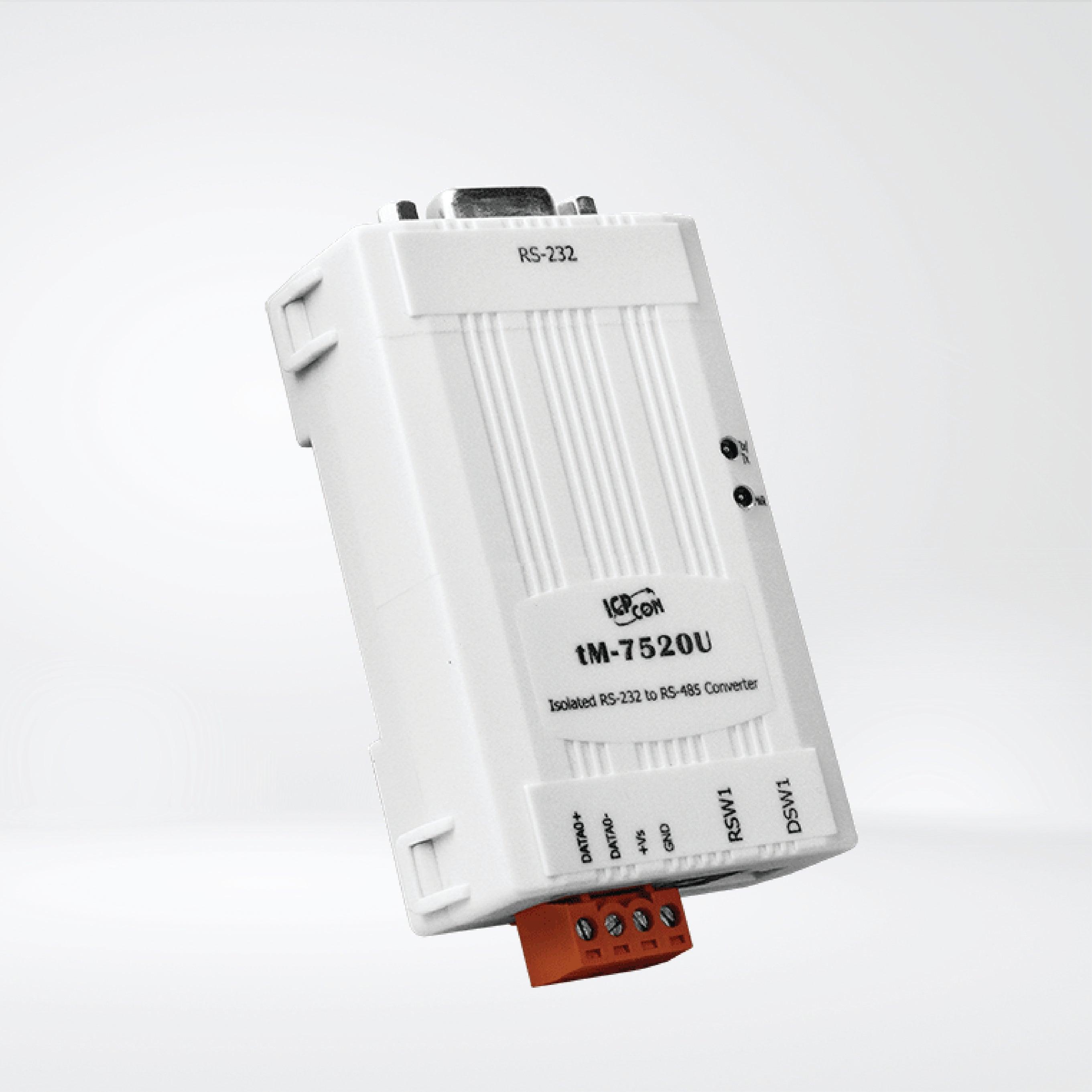 tM-7520U Tiny Isolated RS-232 to RS-485 Converter - Riverplus