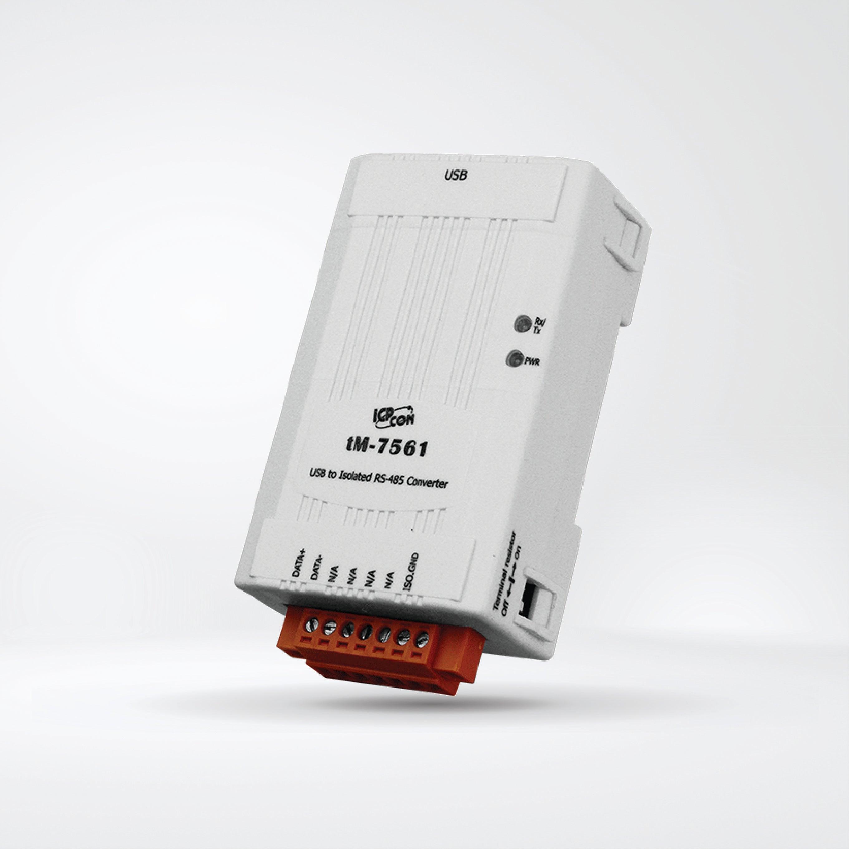 tM-7561 Tiny USB to Isolated RS-485 Converter with CA-USB18 Cable - Riverplus