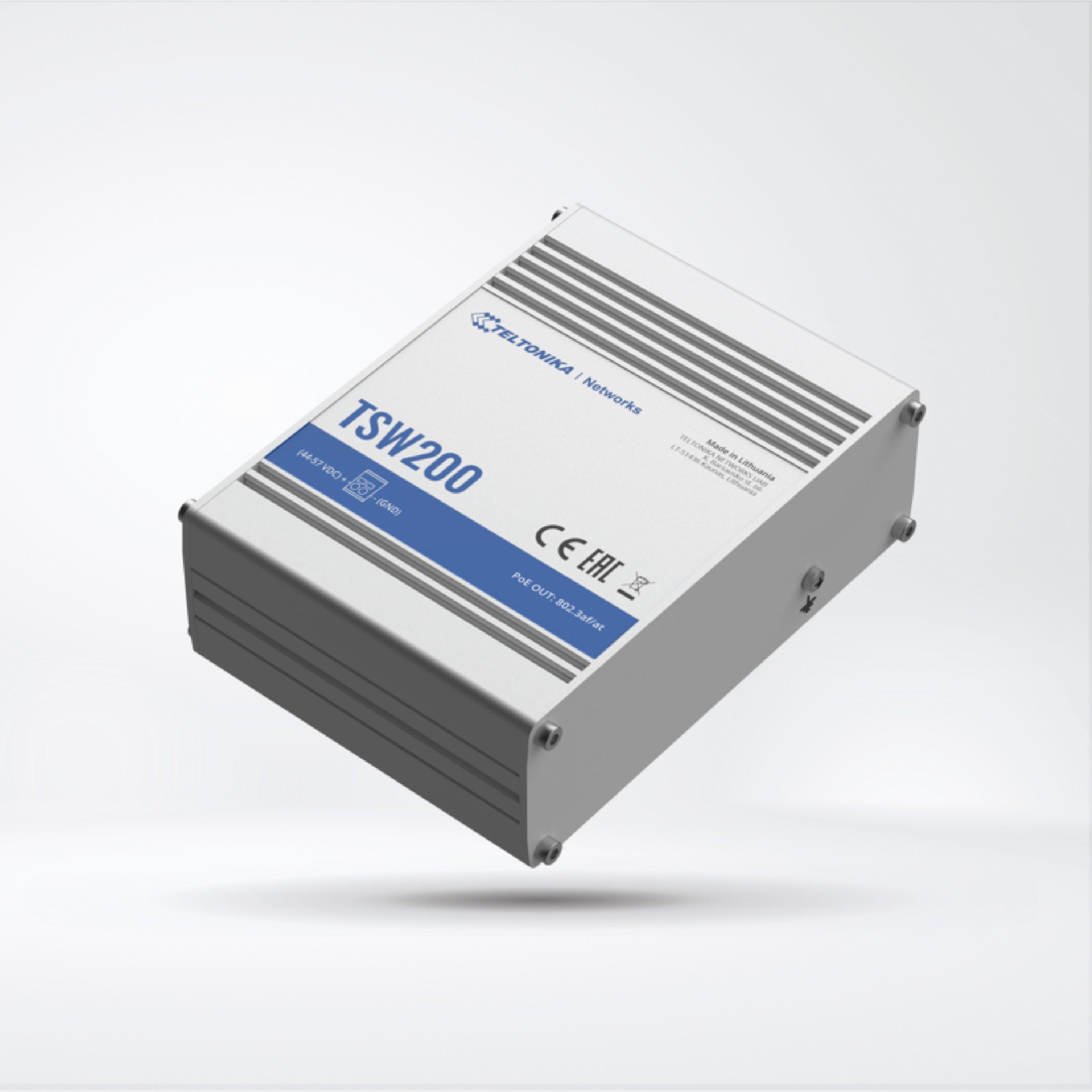 TSW200 unmanaged industrial switch with 2 SFP ports - Riverplus