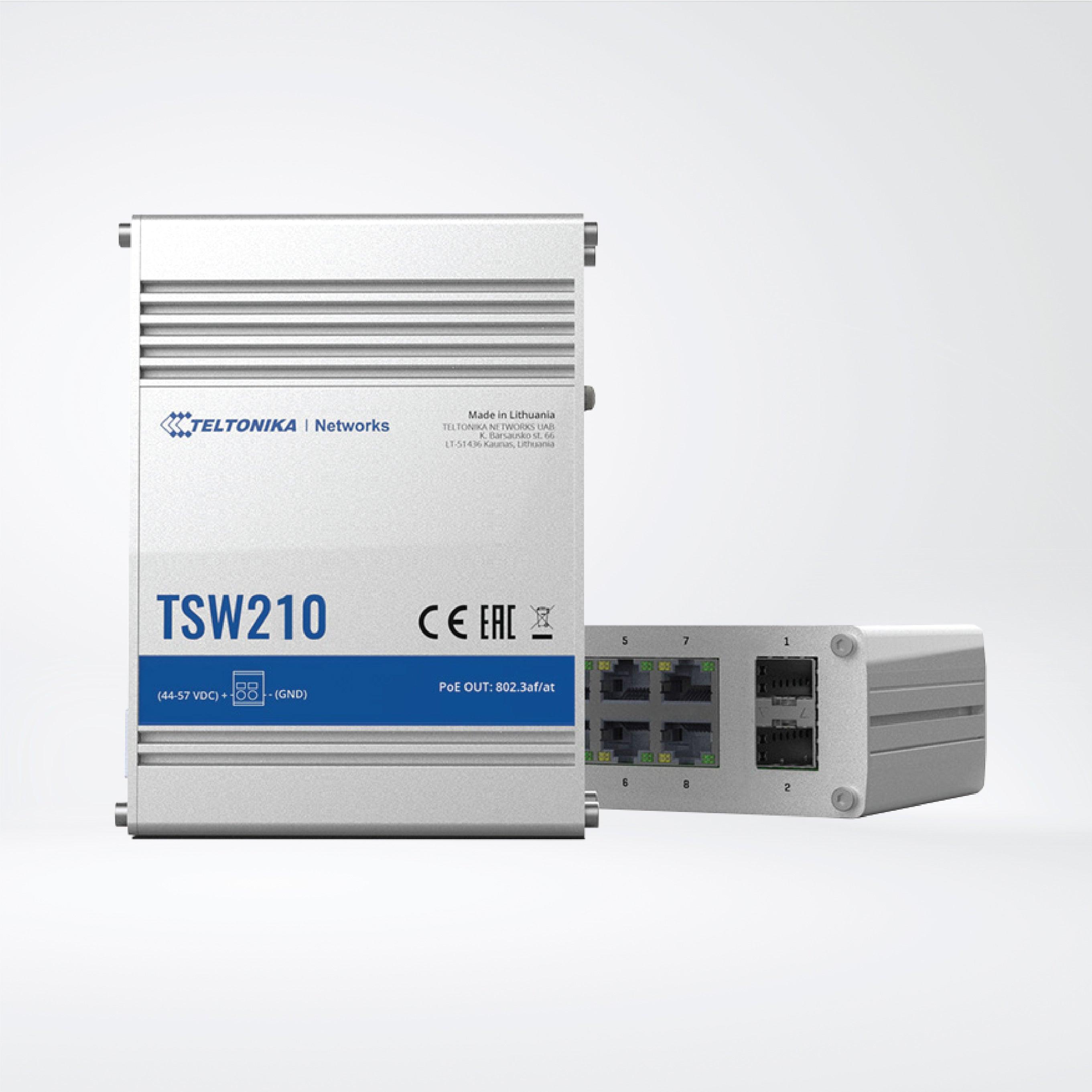 TSW210 Unmanaged Industrial Switch , offers a great combination of Gigabit Ethernet and SFP - Riverplus