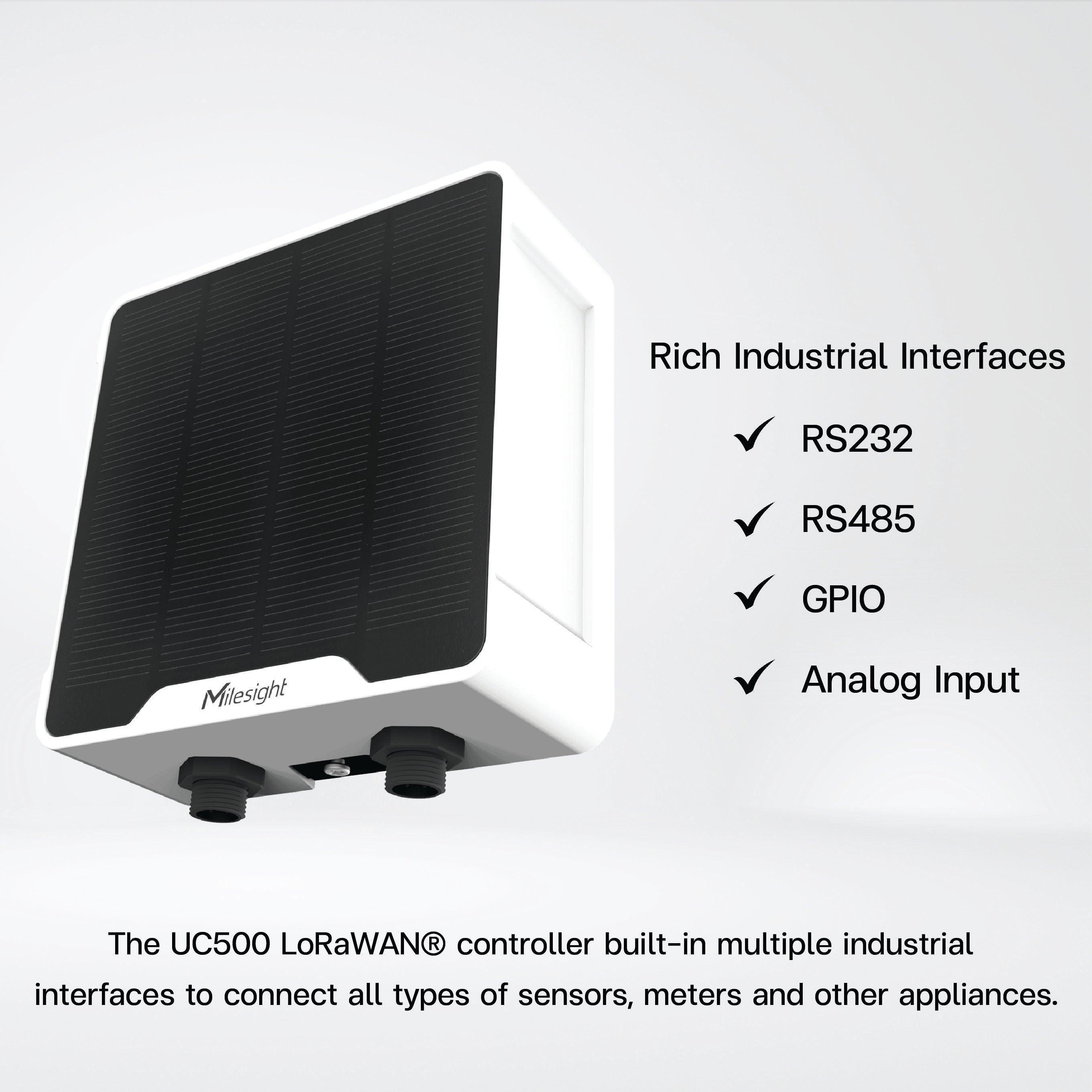 UC501 Wireless LoRaWAN Controller/ Solar Powered - Riverplus