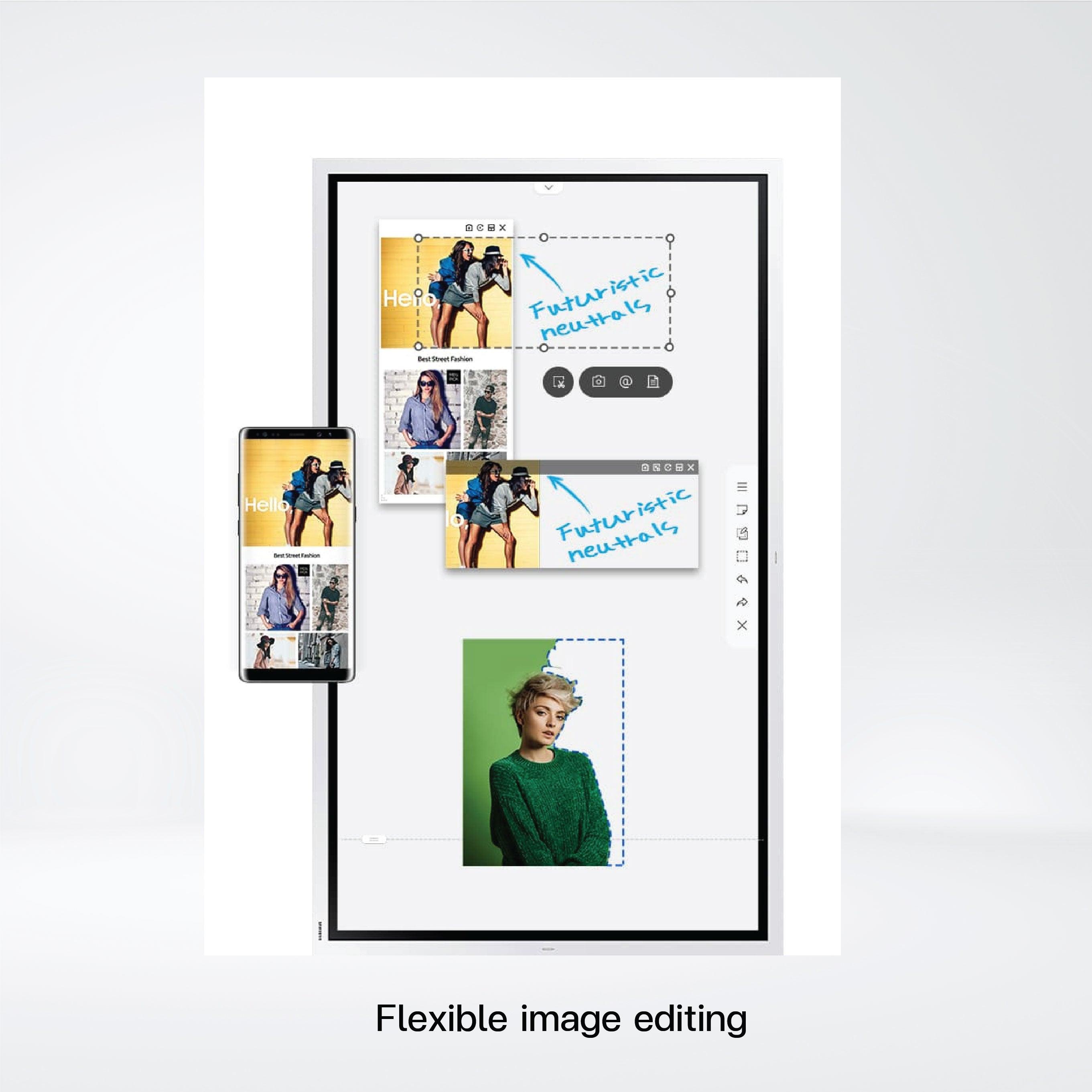 WM55R 55" UHD Resolution Multi-writing up to 4 ,8GB Storage .Tizen 5.0 - Riverplus
