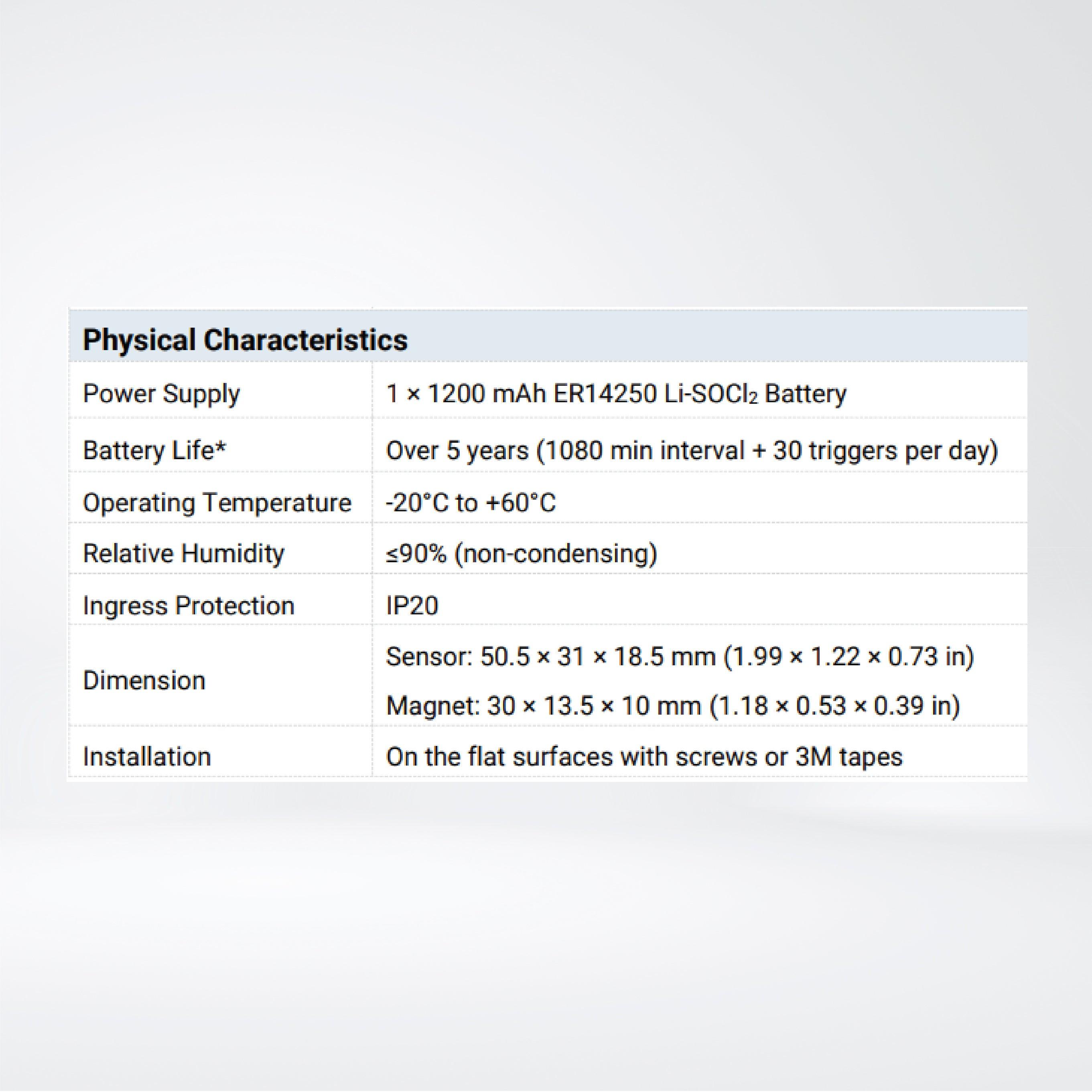 WS301 Magnetic Contact Switch - Riverplus