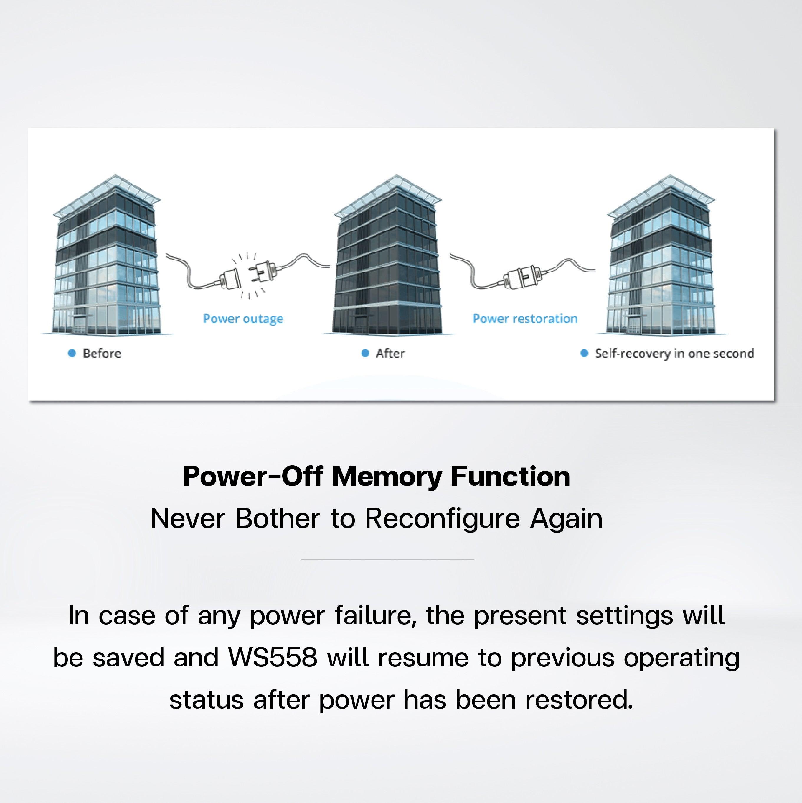 WS558-915M-LN Smart Light Controller - Riverplus
