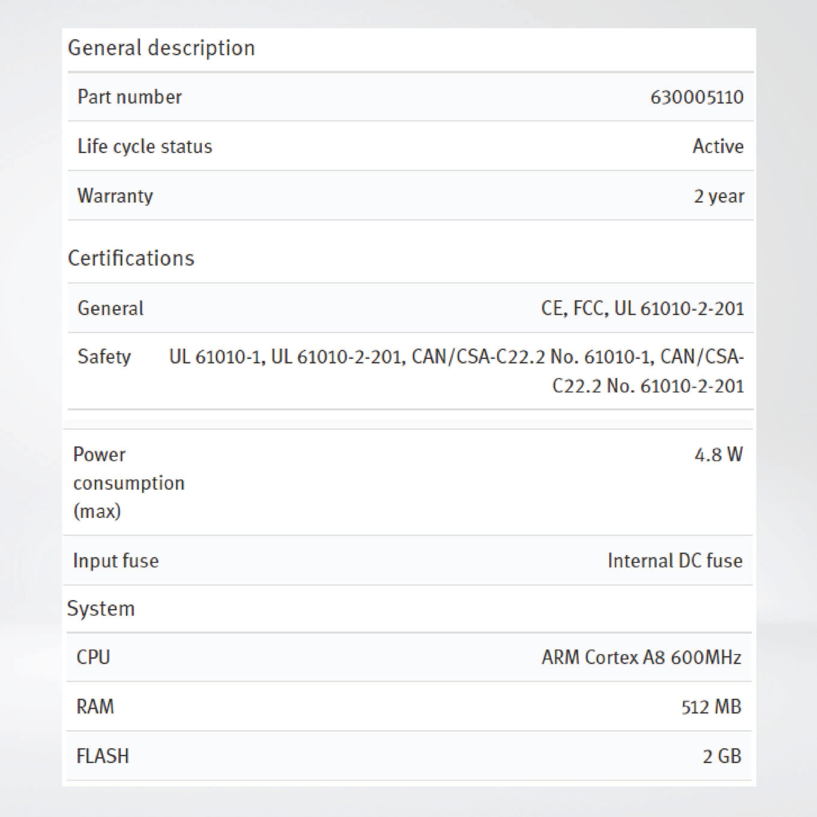 X2 base 5 v2 5'' HMI with iX runtime - Riverplus