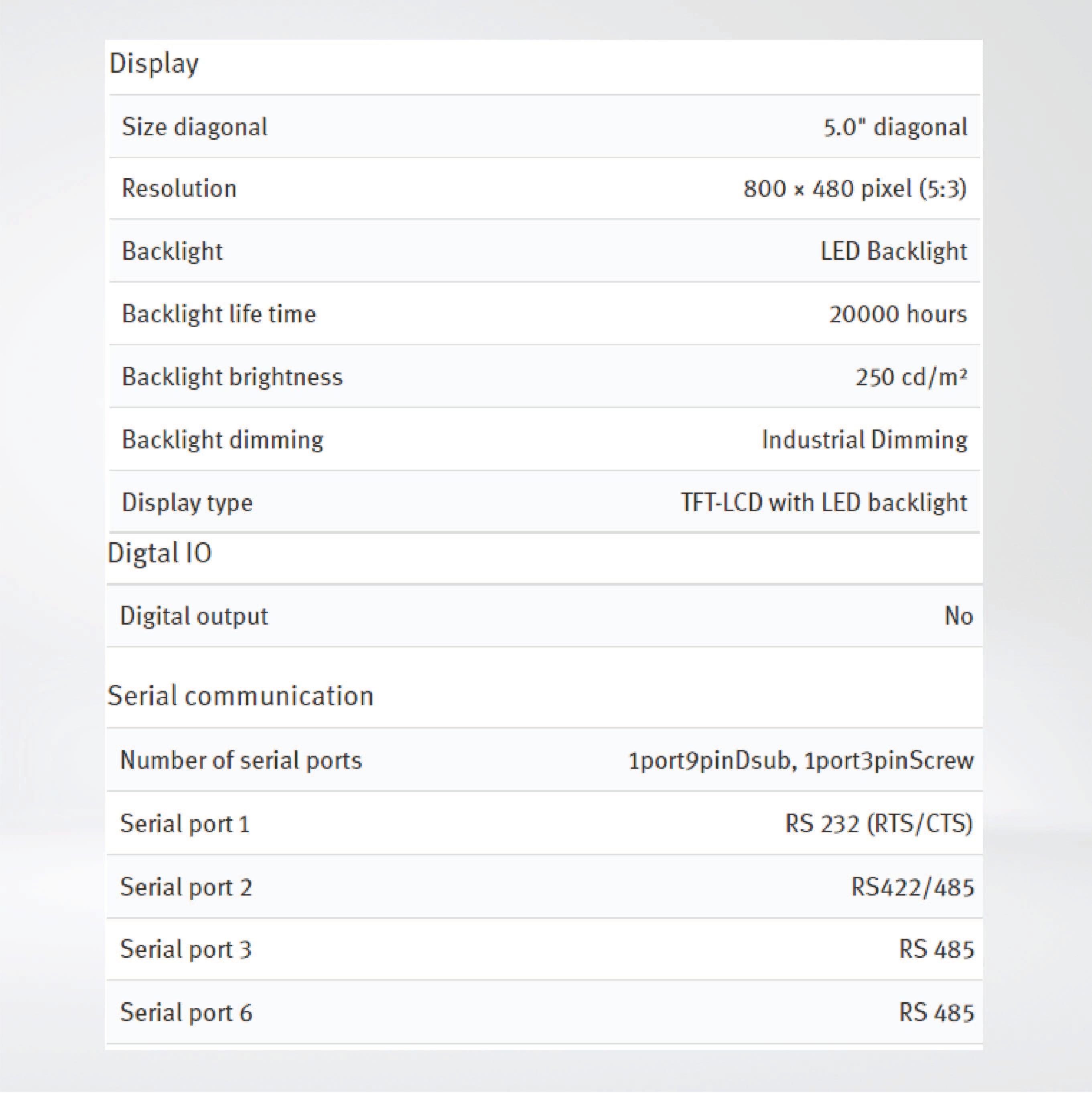 X2 base 5 v2 5'' HMI with iX runtime - Riverplus