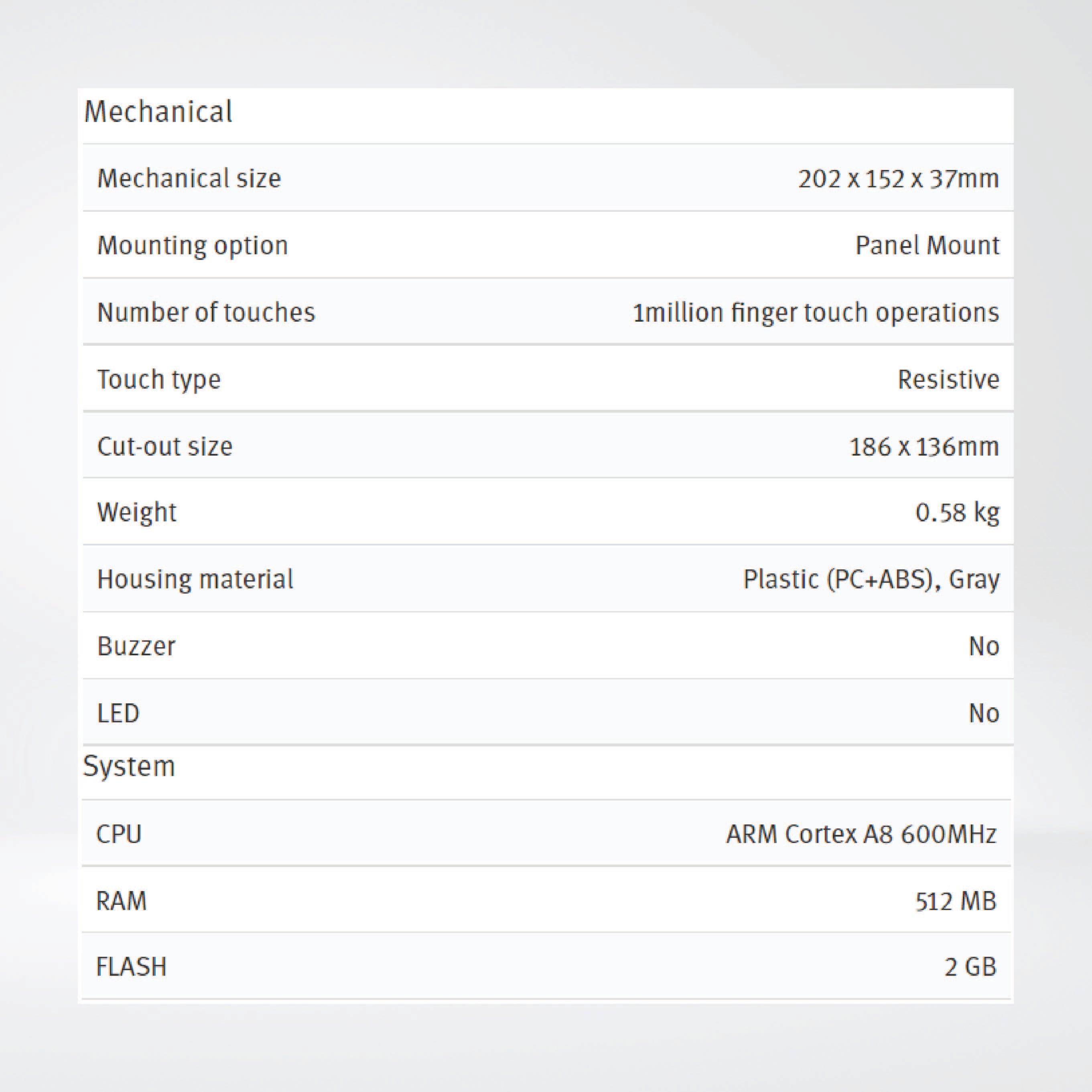 X2 base 7 v2 7'' HMI with iX runtime - Riverplus