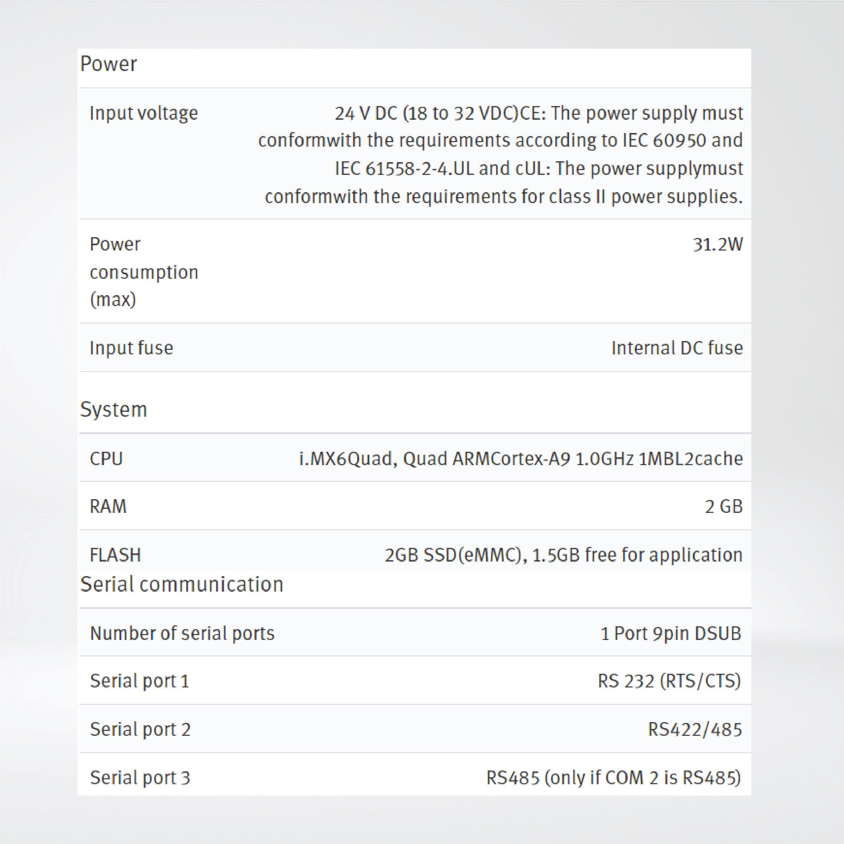 X2 control 15 15'' HMI with iX runtime and CODESYS soft control - Riverplus