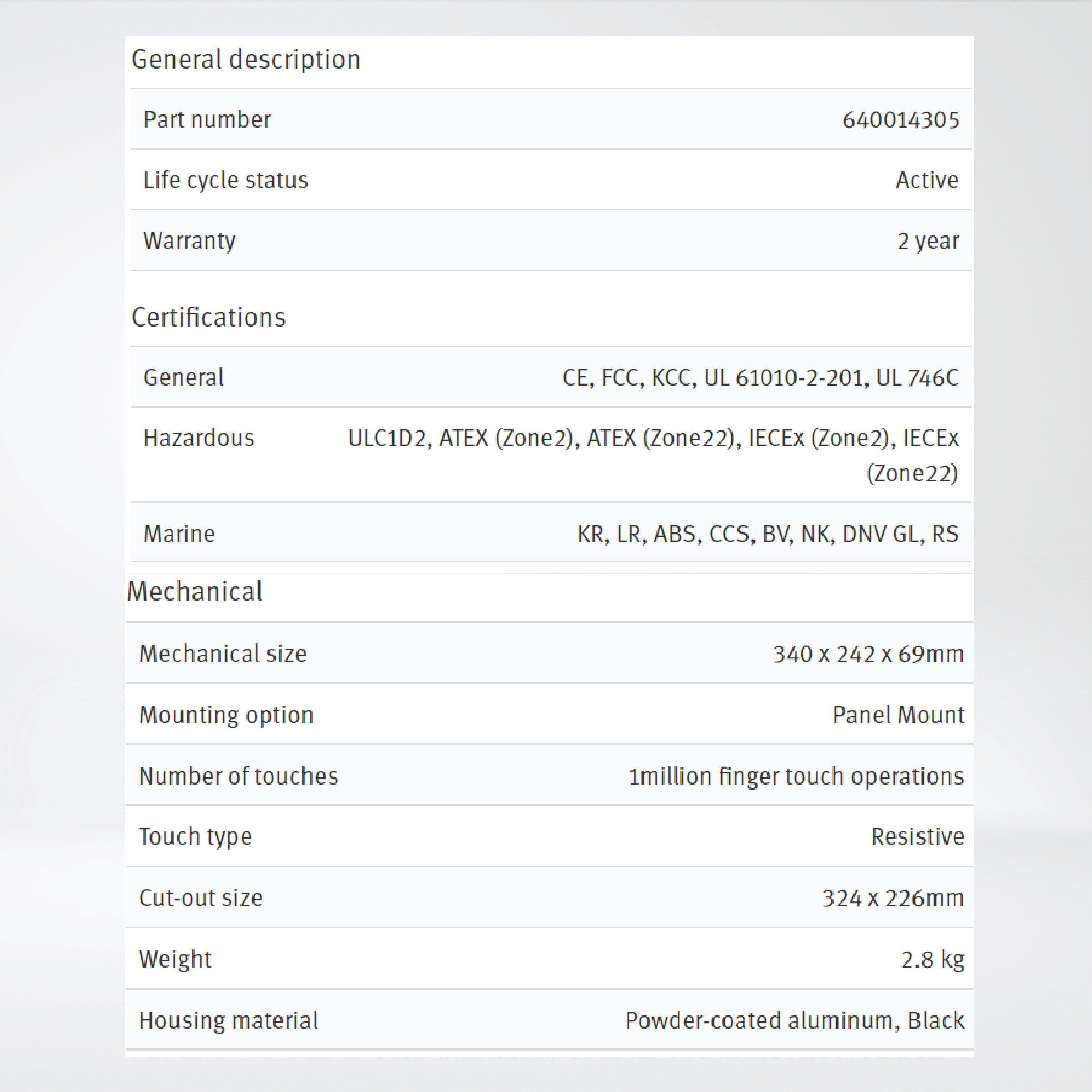 X2 extreme 12 12'' Rugged HMI with iX runtime - Riverplus