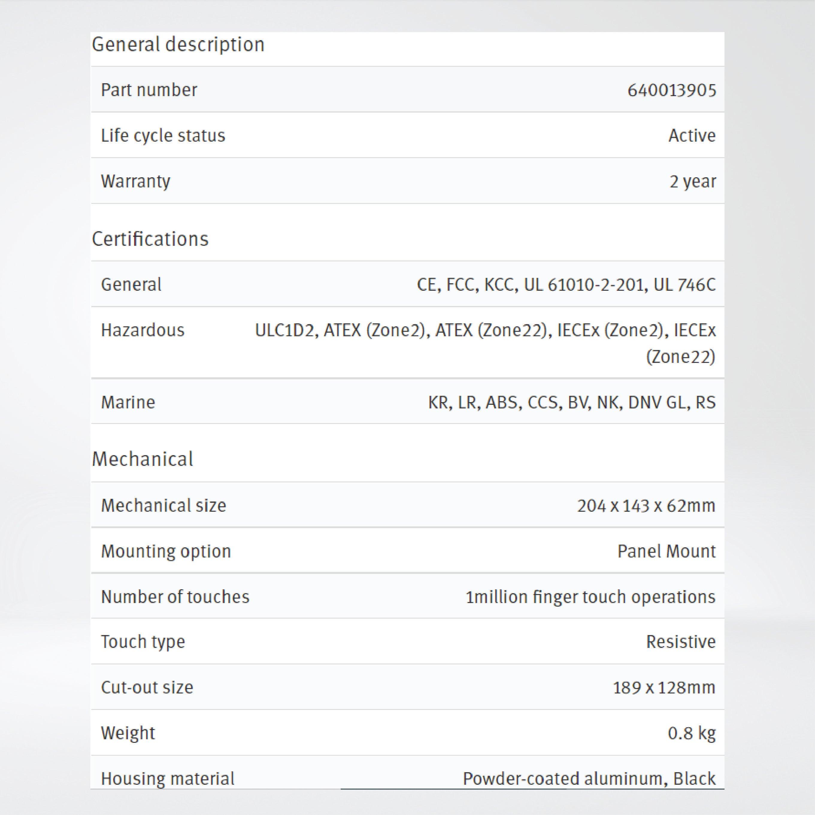 X2 extreme 7 7'' Rugged HMI with iX runtime - Riverplus