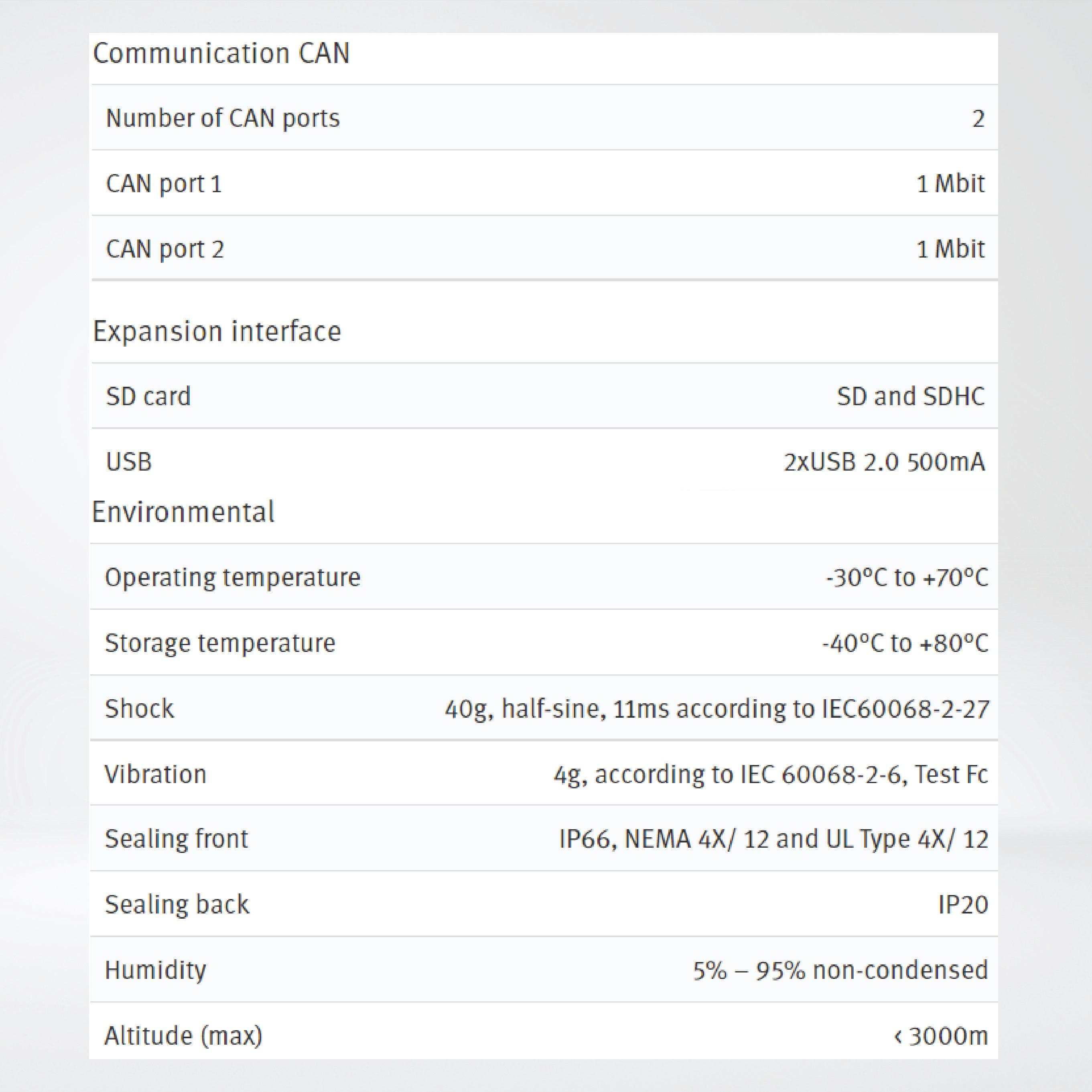 X2 extreme 7 HP 7'' Rugged HMI with iX runtime - Riverplus