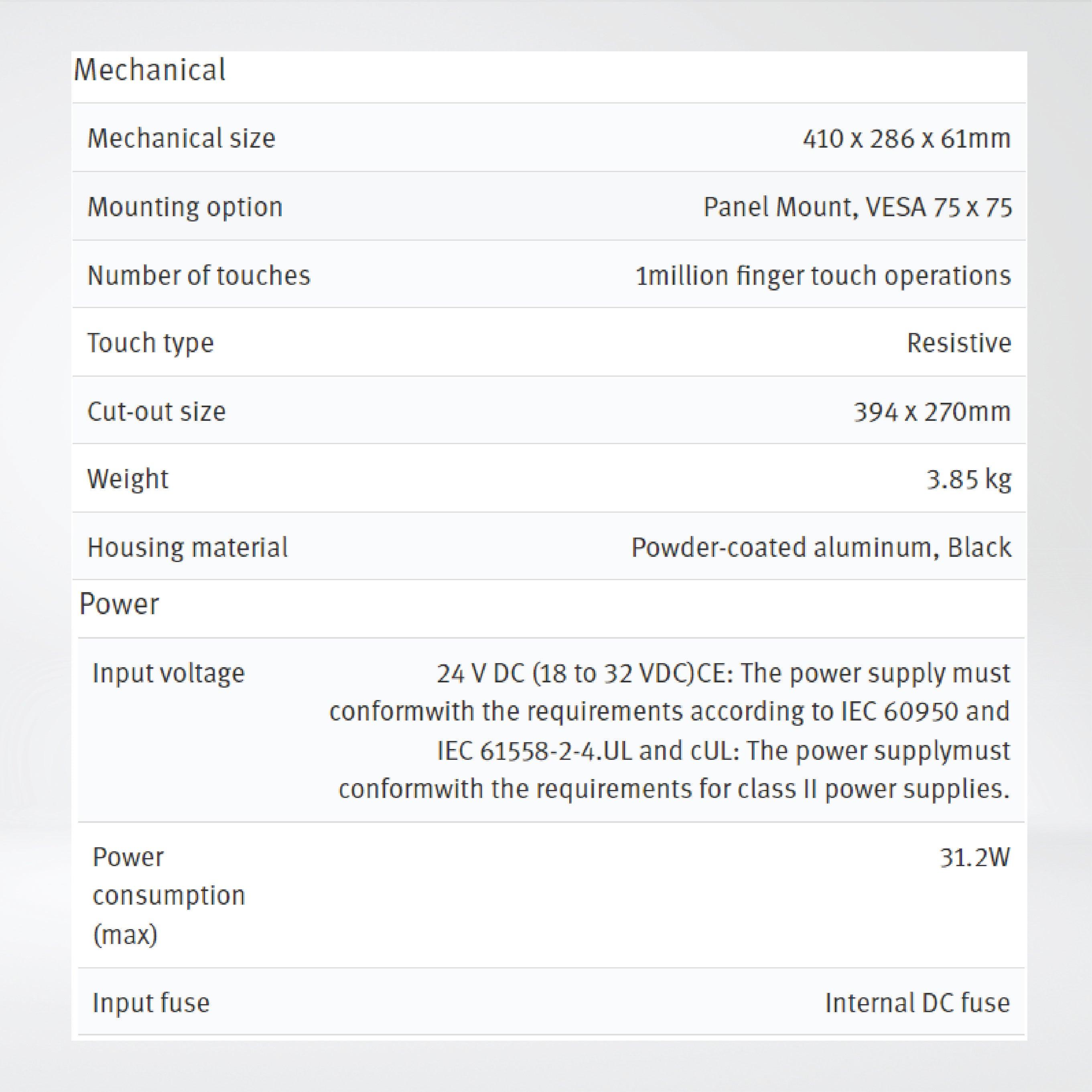 X2 marine 15 15'' HMI with iX runtime - Riverplus