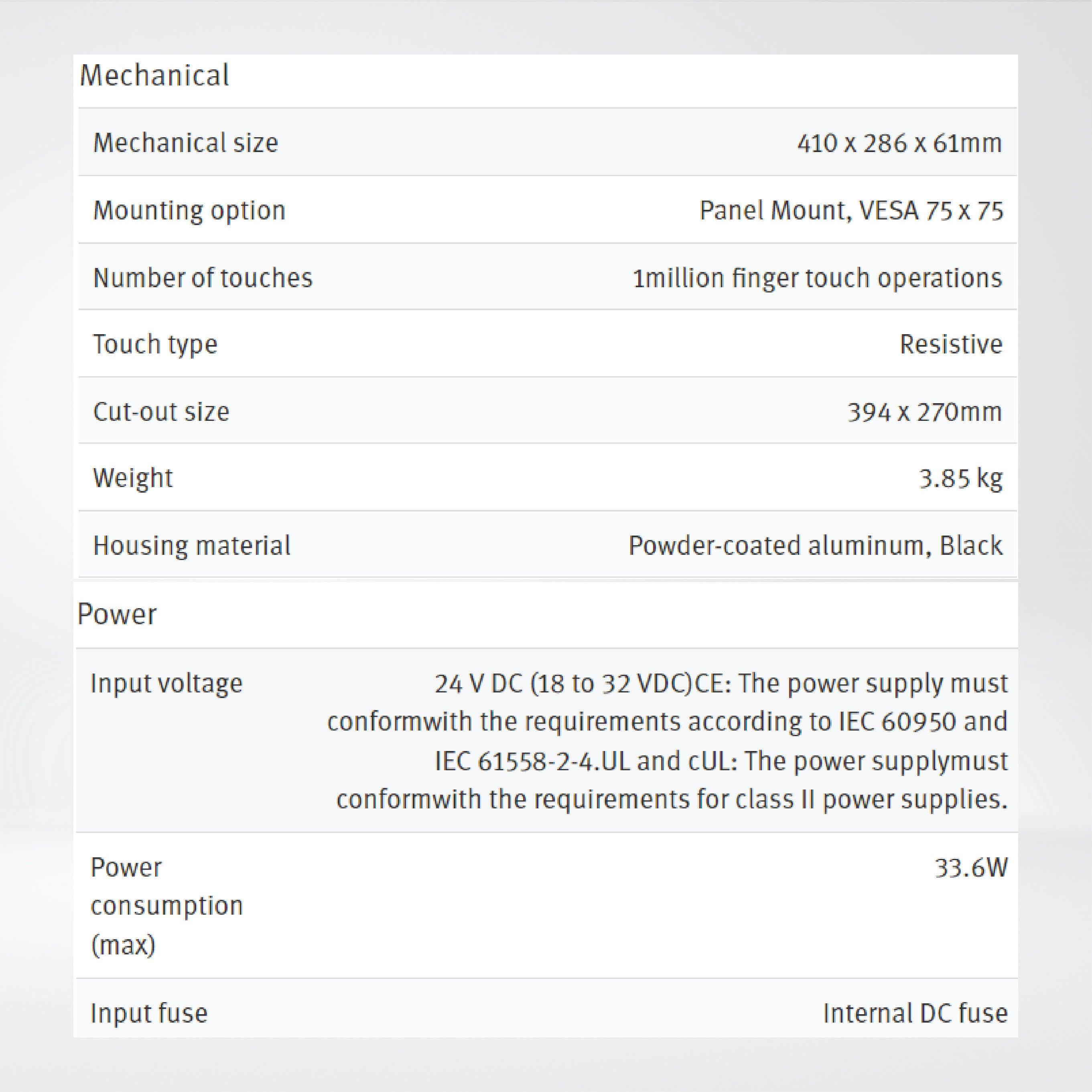 X2 marine 15 HB SC 15'' HMI with iX runtime - Riverplus