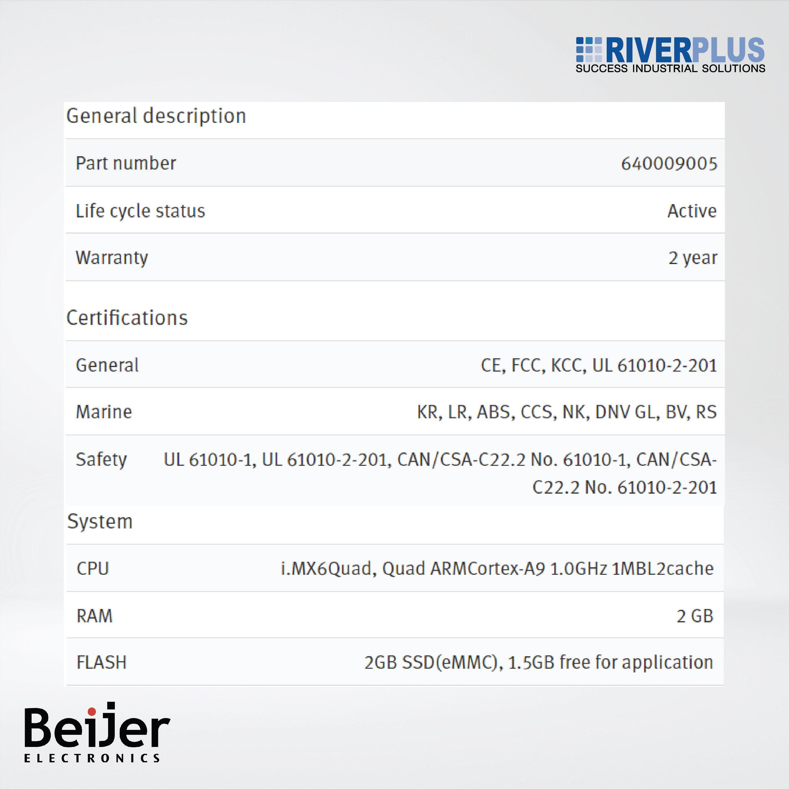 X2 marine 15 SC 15'' HMI with iX runtime - Riverplus