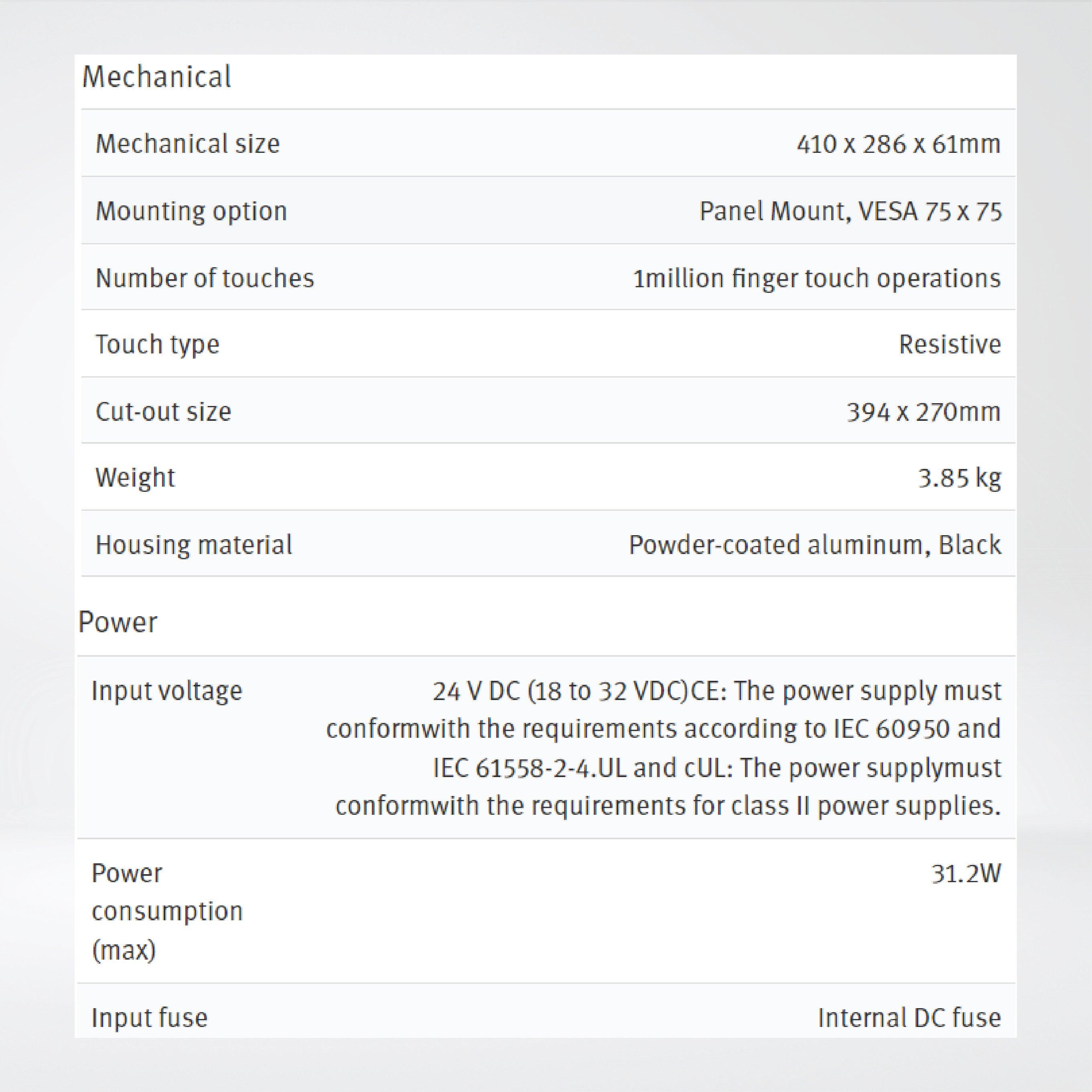 X2 marine 15 SC 15'' HMI with iX runtime - Riverplus