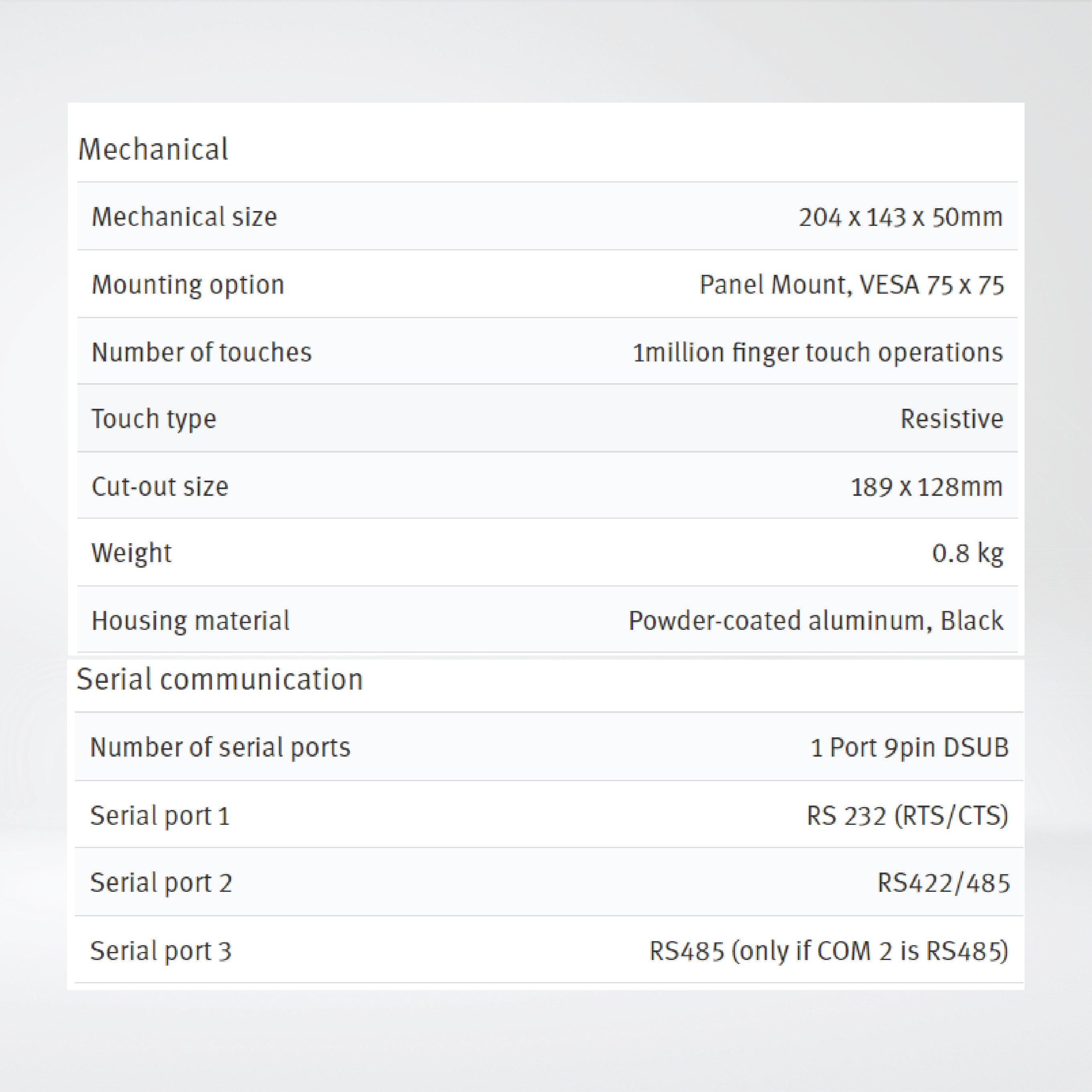 X2 marine 7 7'' HMI with iX runtime - Riverplus