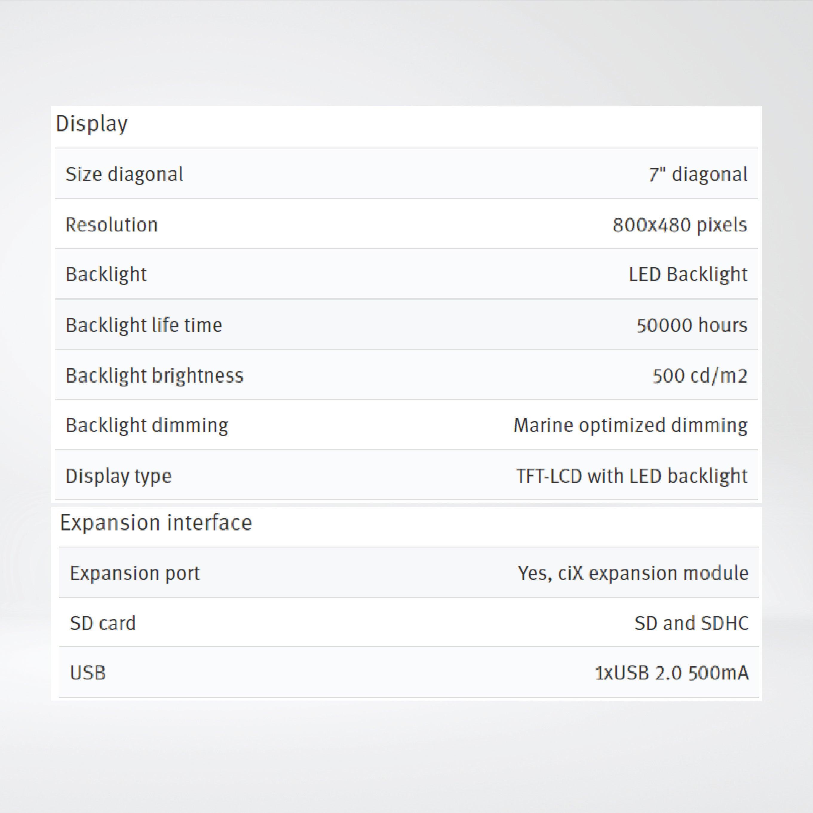 X2 marine 7 7'' HMI with iX runtime - Riverplus