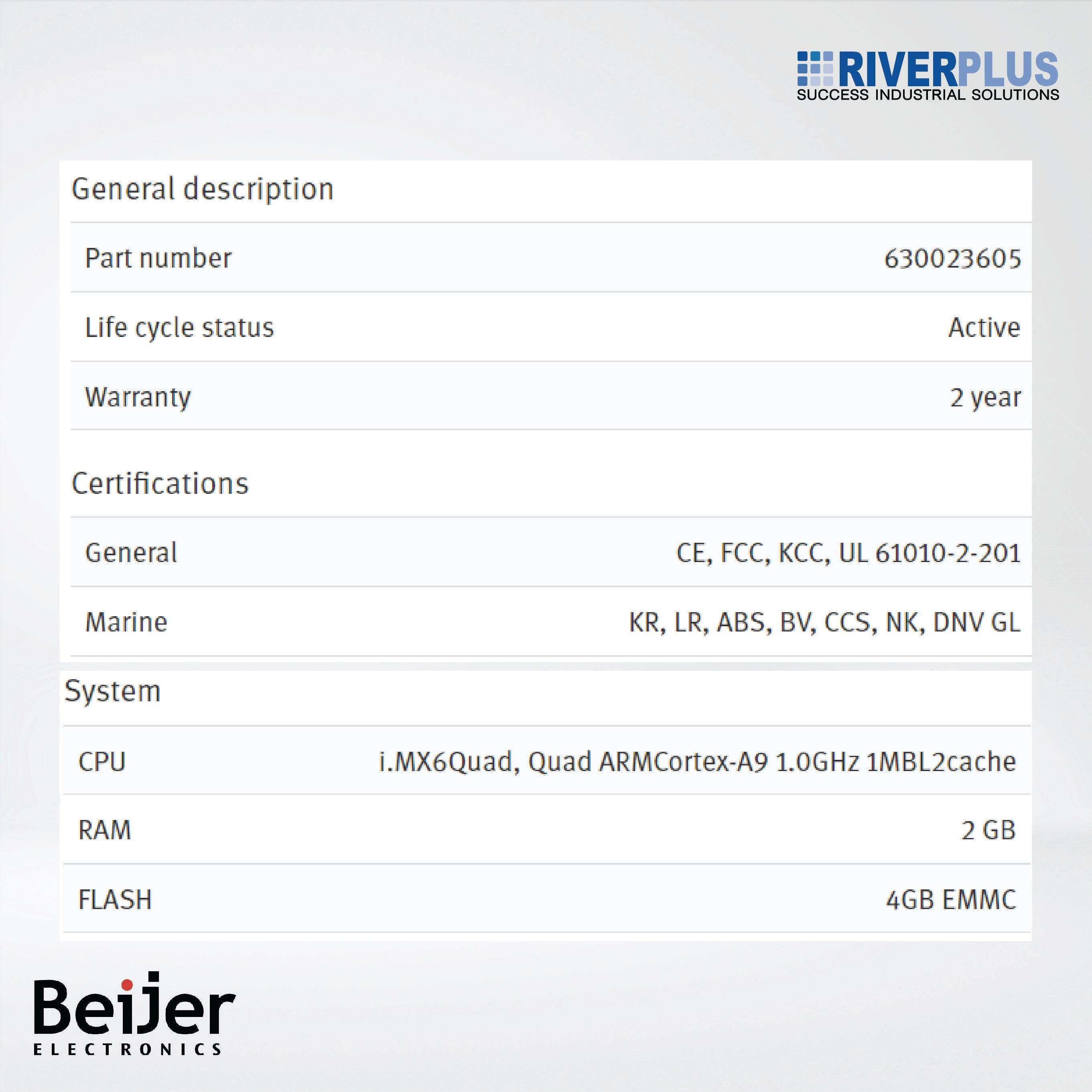 X2 pro 10 web 10'' web client HMI - Riverplus