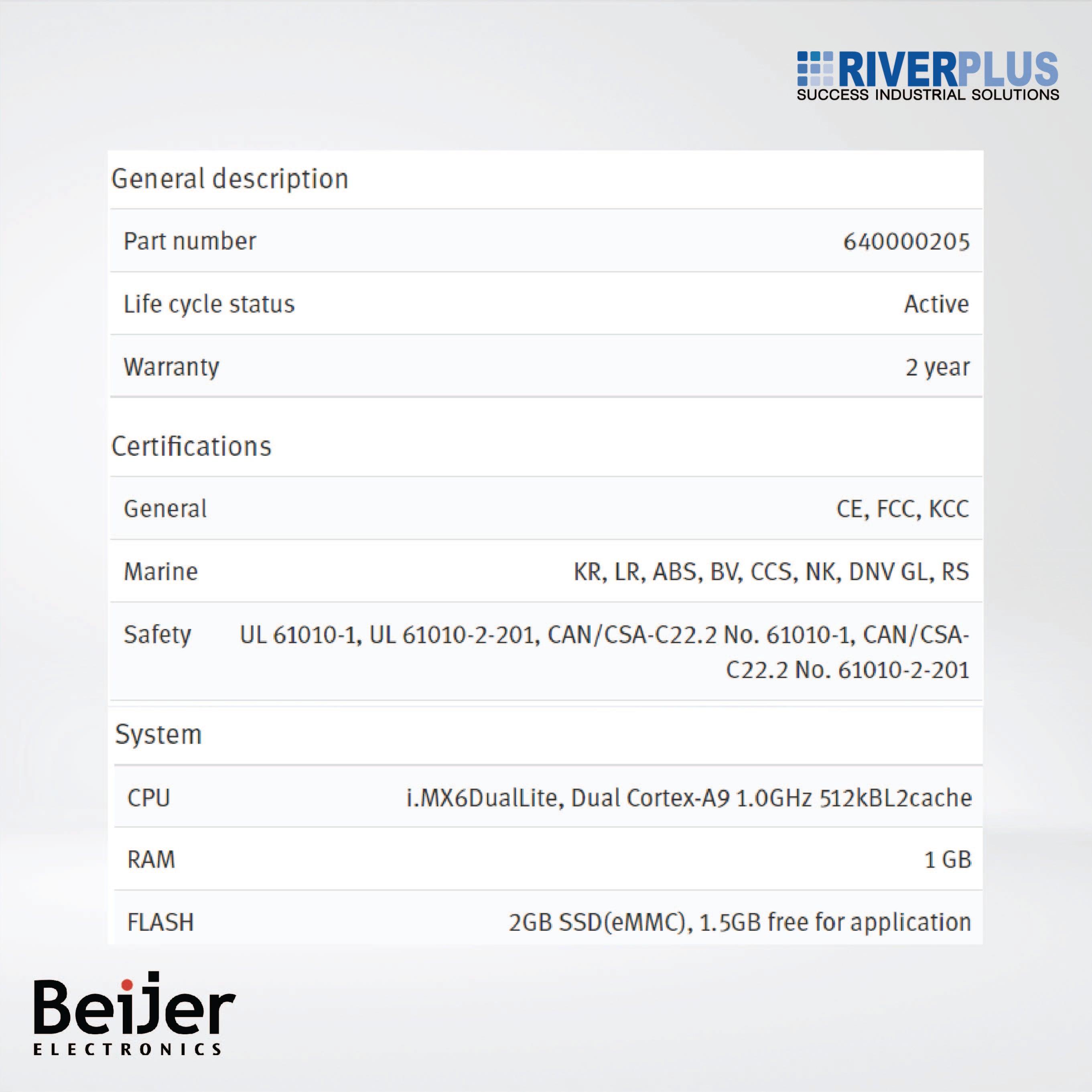 X2 pro 12 12'' HMI with iX runtime - Riverplus