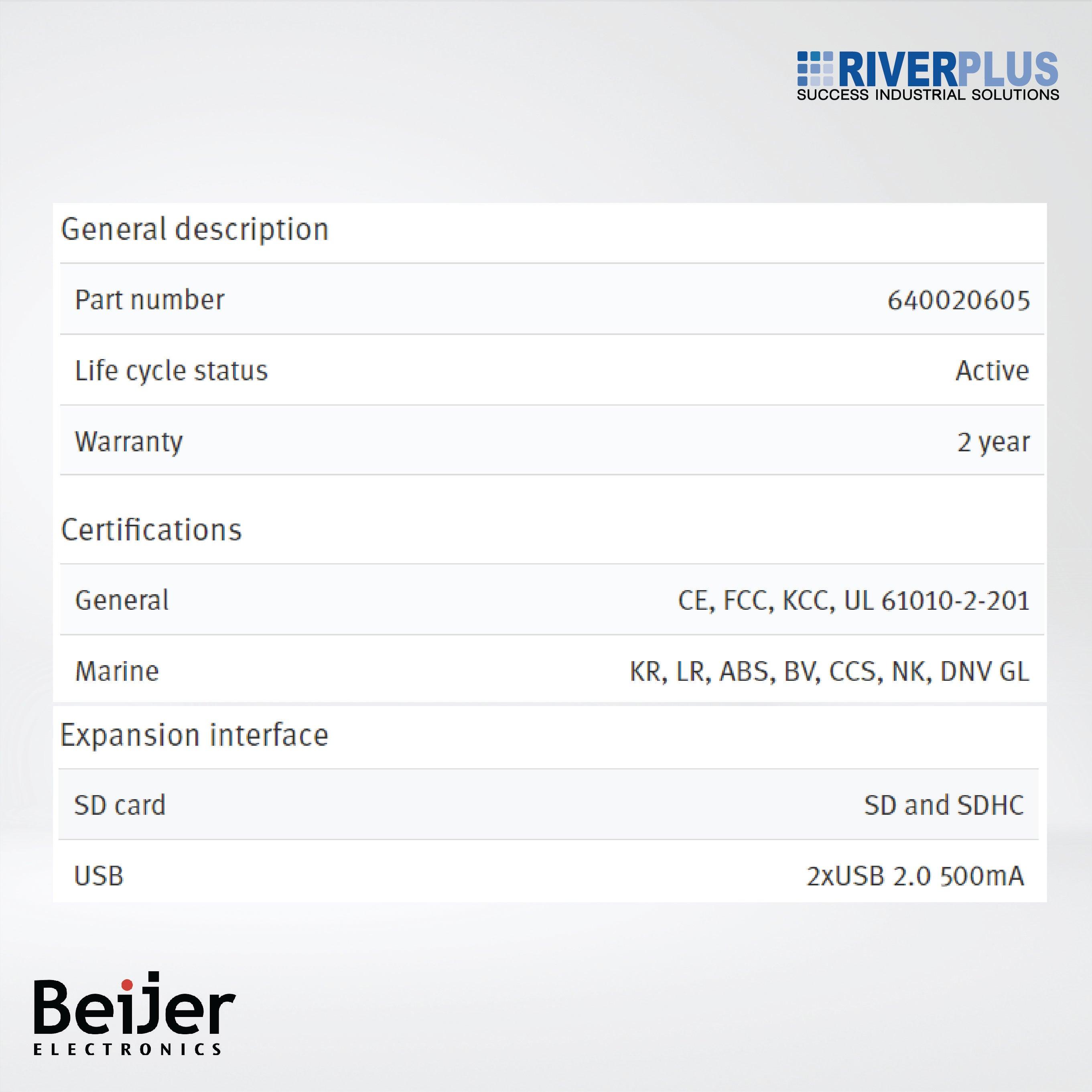 X2 pro 15 web 15'' web client HMI - Riverplus
