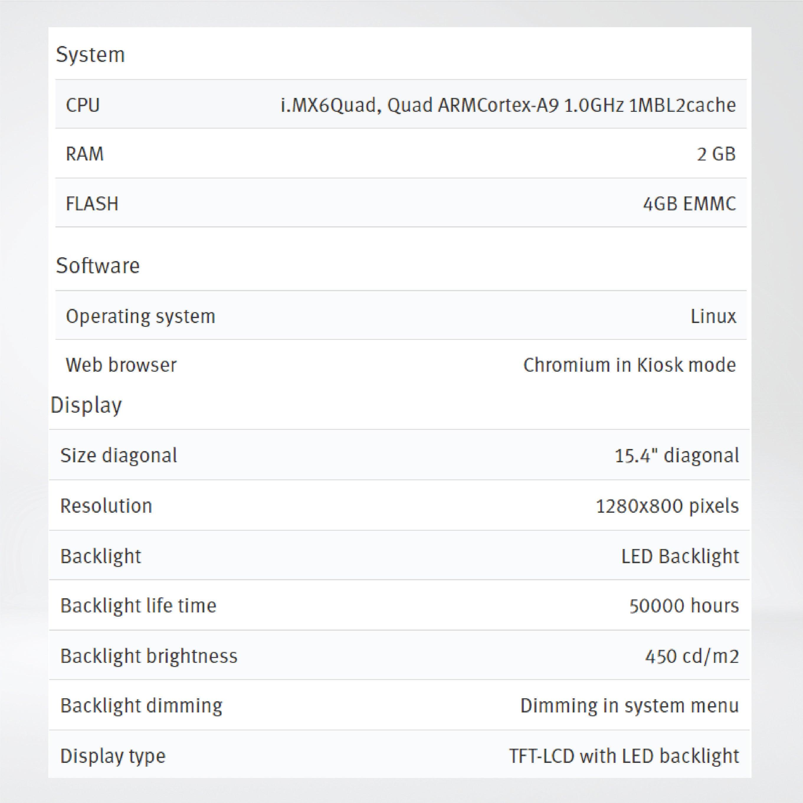 X2 pro 15 web 15'' web client HMI - Riverplus
