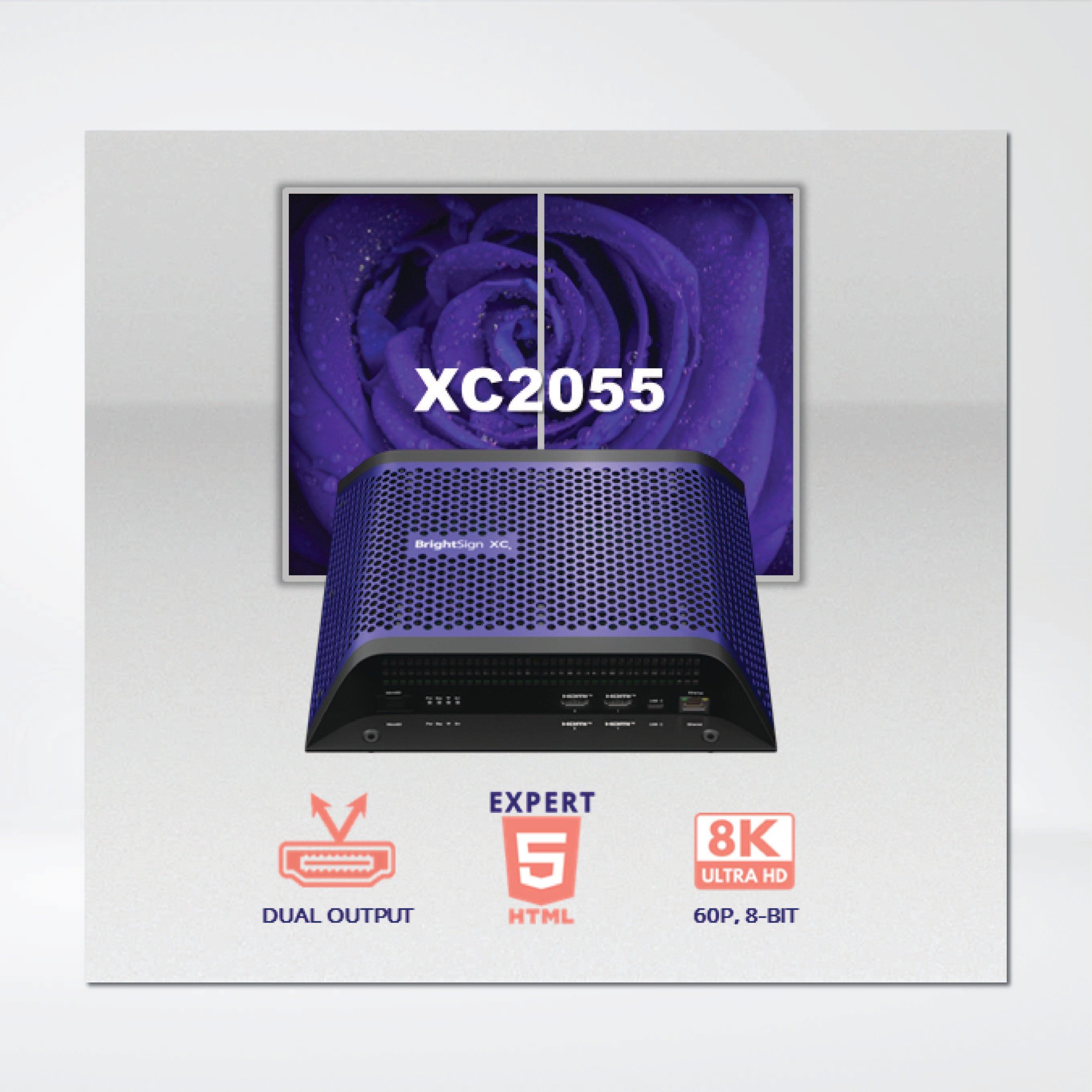 XC2055 EXPERT PLAYER 8K, dual HDMI output player with PC class HTML performance + 64GB Micro SD - Riverplus