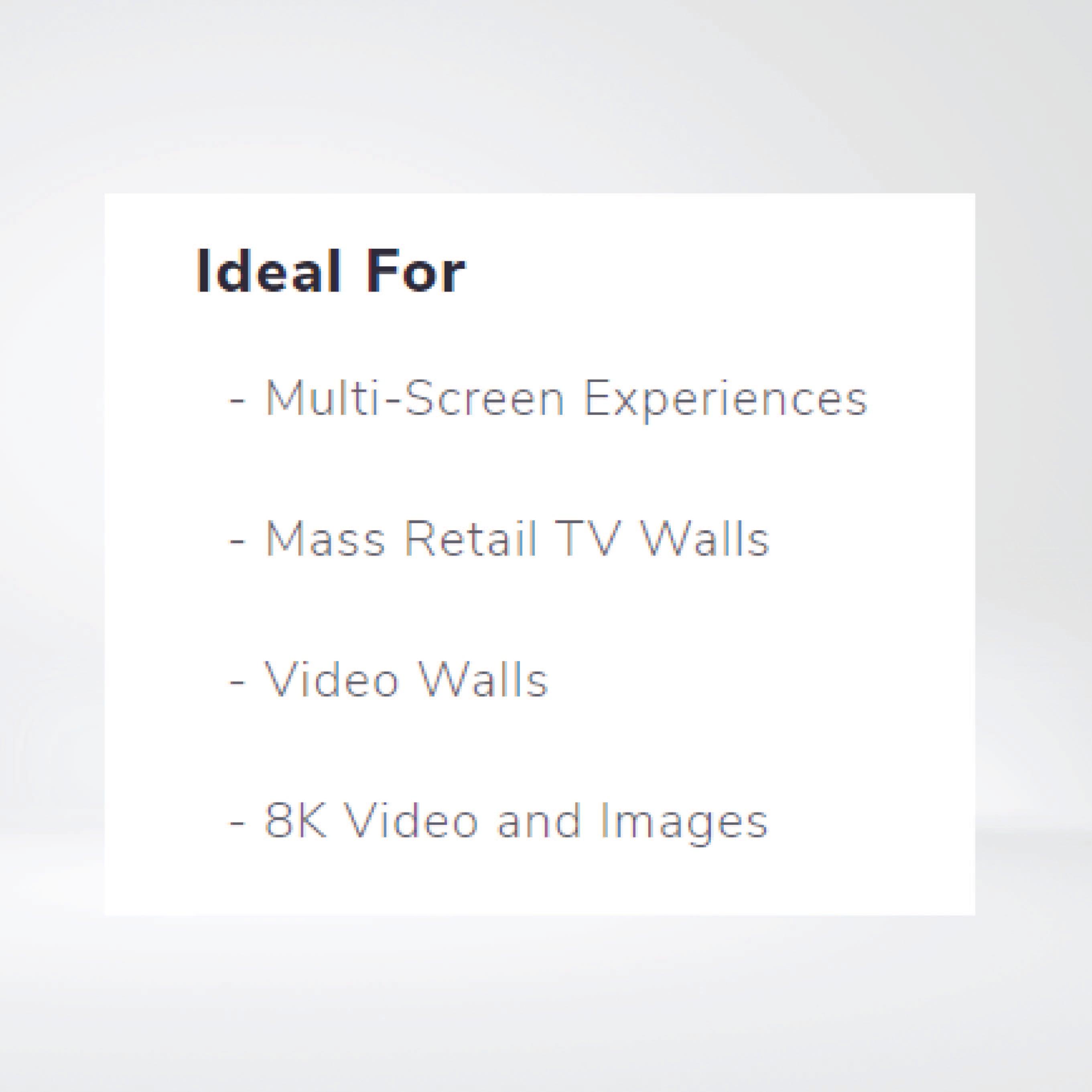XC4055 ELITE PLAYER 8K, quad HDMI output player with Elite HTML performance + 64GB Micro SD - Riverplus