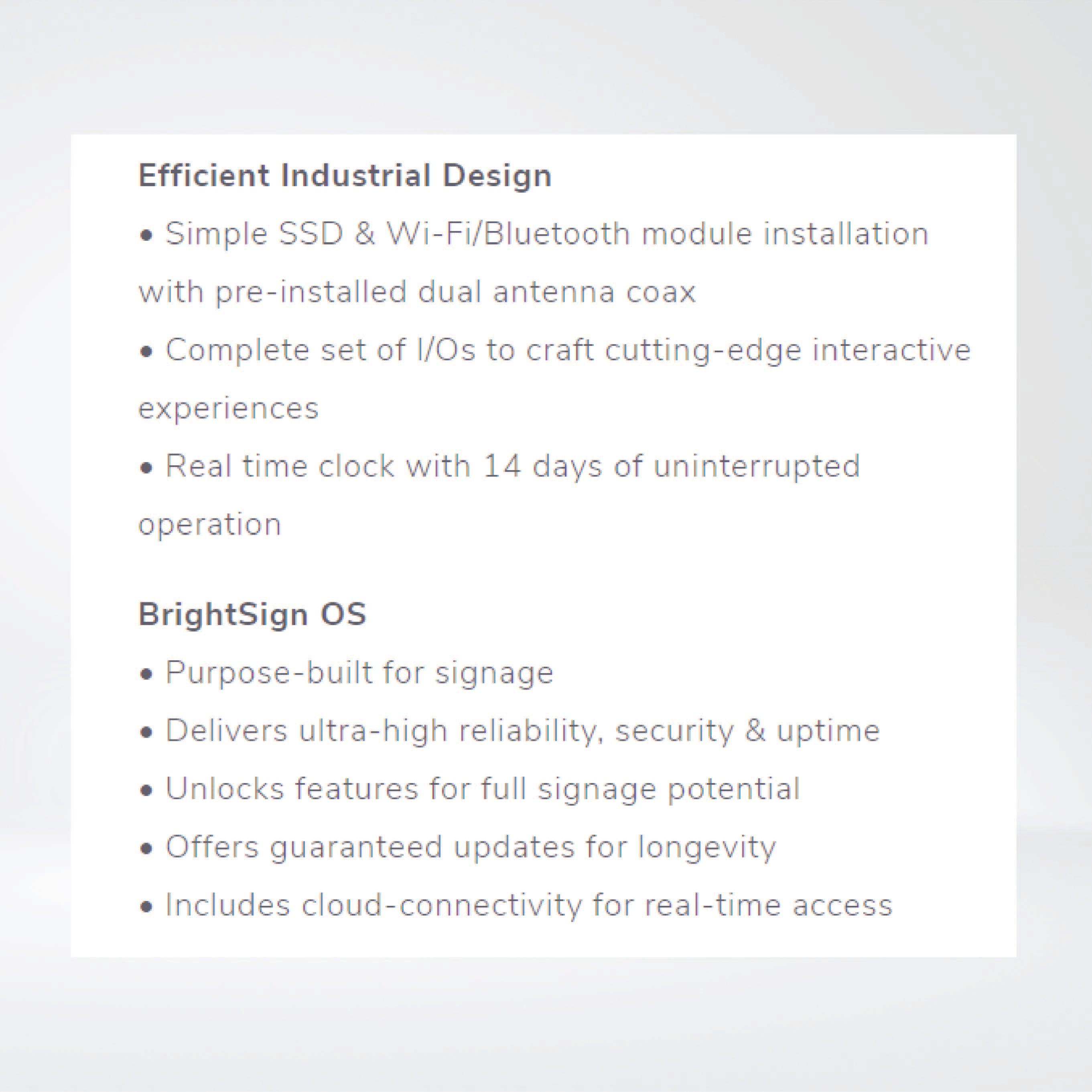 XC4055 ELITE PLAYER 8K, quad HDMI output player with Elite HTML performance + 64GB Micro SD - Riverplus