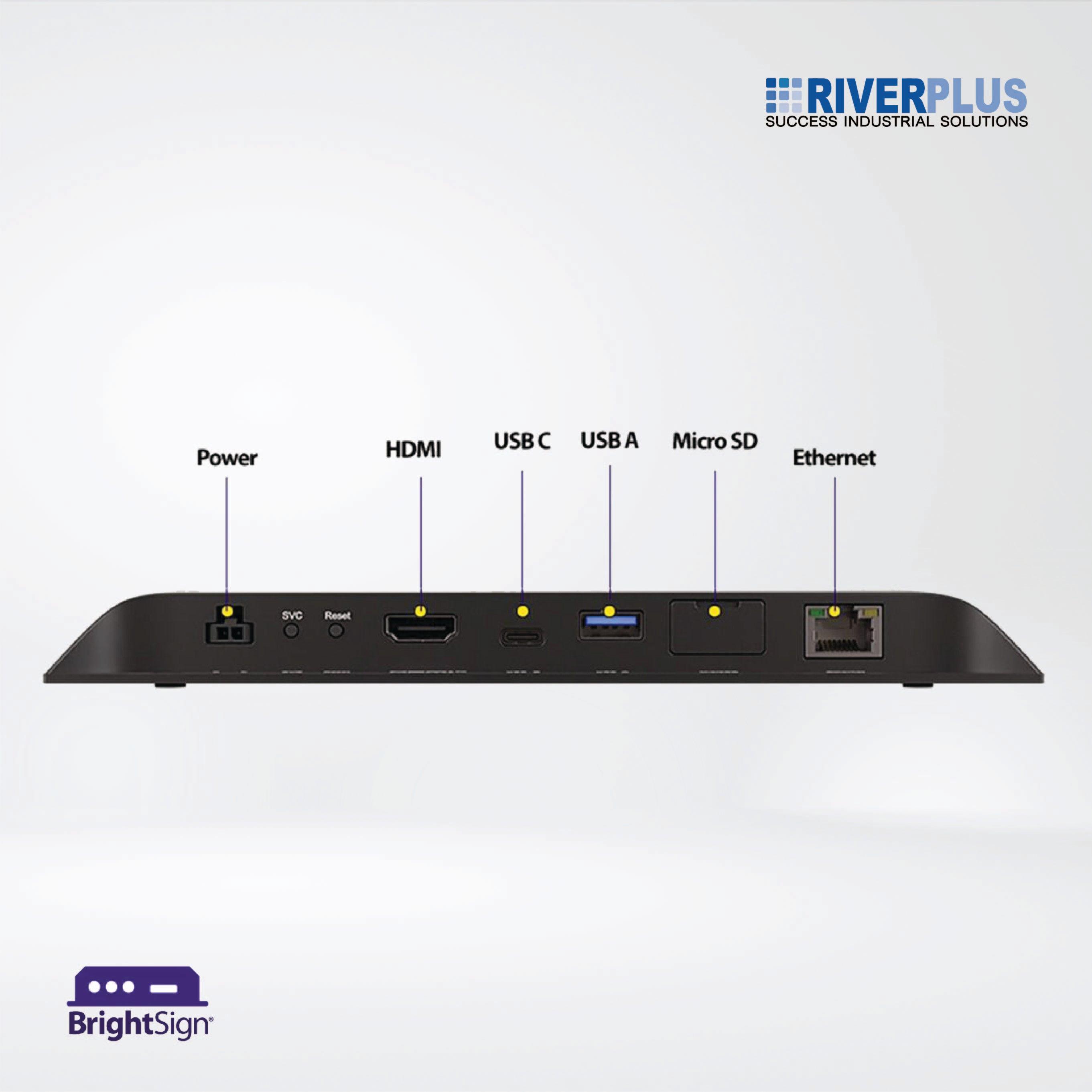 XD1035 Professional 4K Player for Enterprise+Experiences, Expanded I/O + 64GB Micro SD - Riverplus