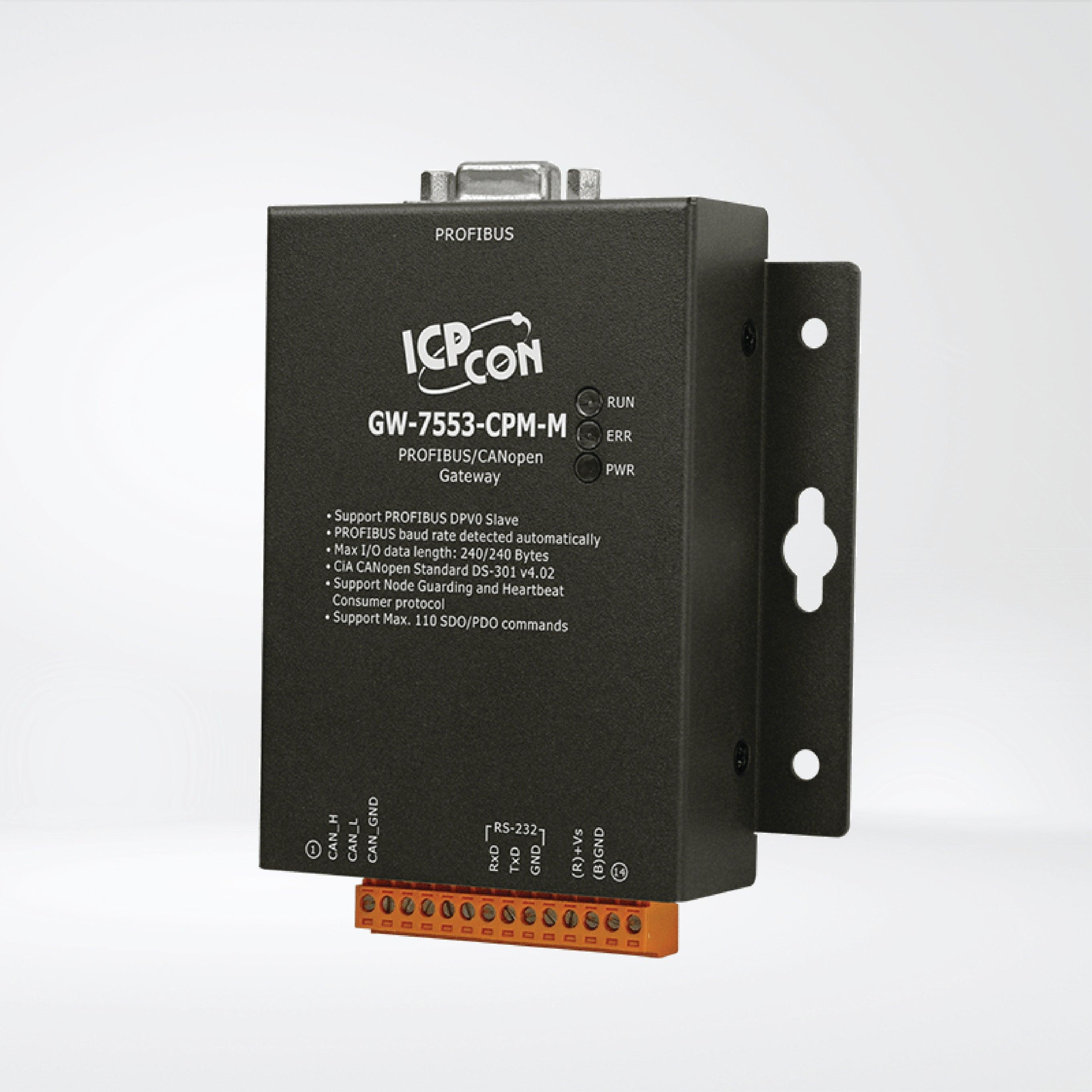 GW-7553-CPM-M PROFIBUS to CANopen Gateway - Riverplus