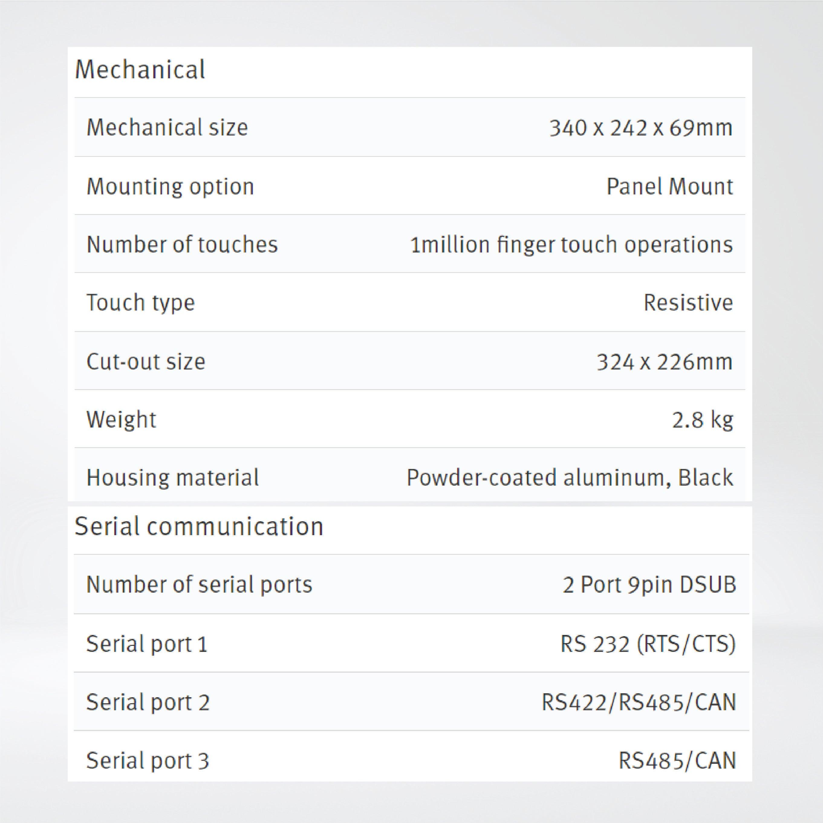 X2 extreme 12 HP SC 12'' Rugged HMI with iX runtime/CODESYS - Riverplus