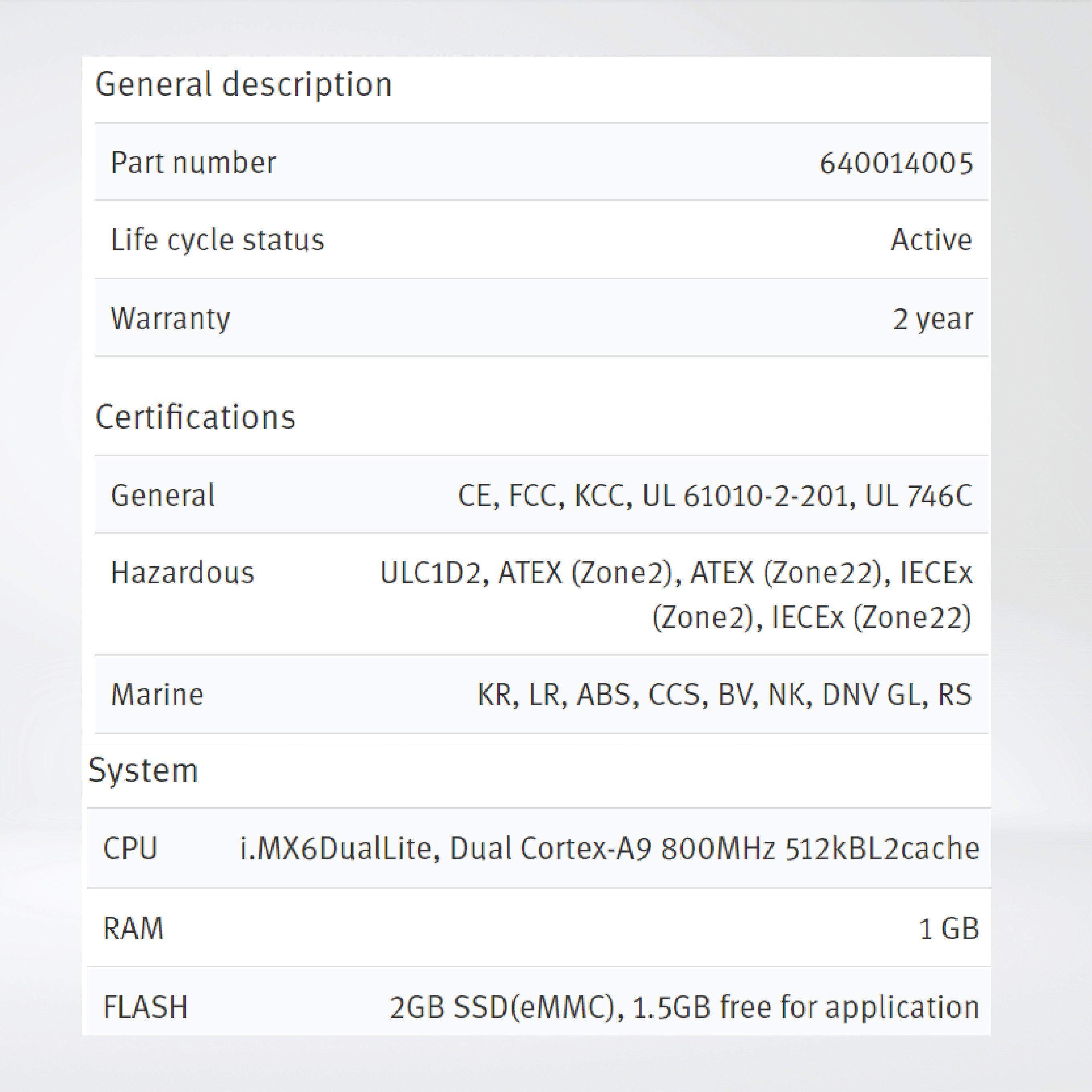 X2 extreme 7 12V 7'' Rugged HMI with iX runtime - Riverplus