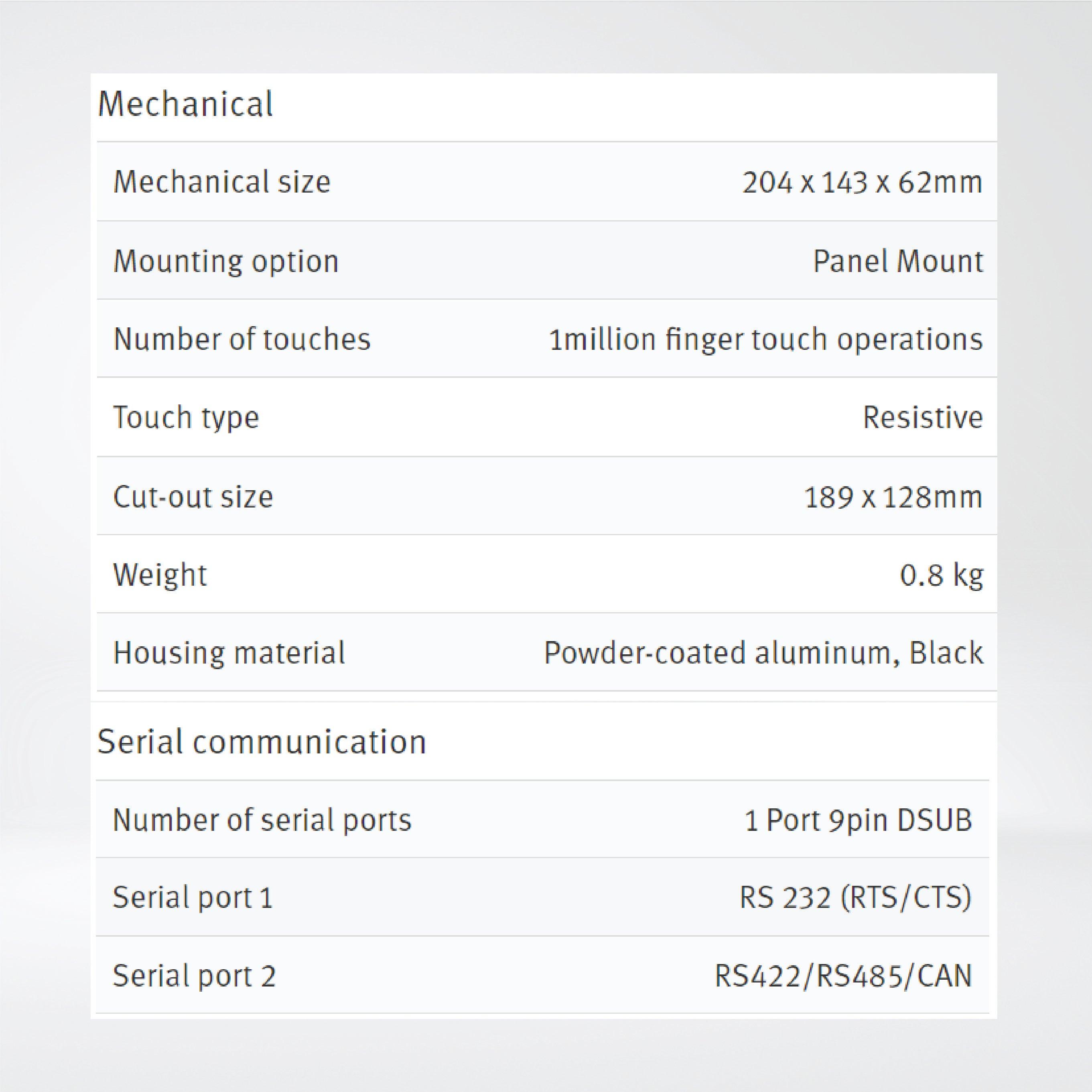 X2 extreme 7 12V 7'' Rugged HMI with iX runtime - Riverplus