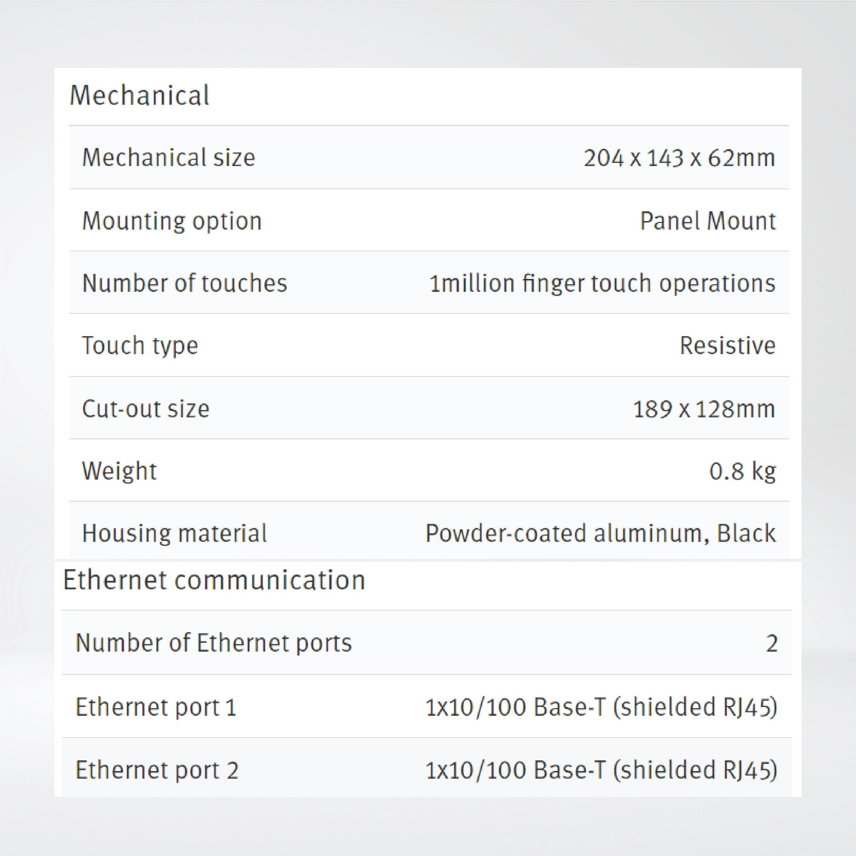 X2 extreme 7 HP SC 7'' Rugged HMI with iX runtime/CODESYS - Riverplus