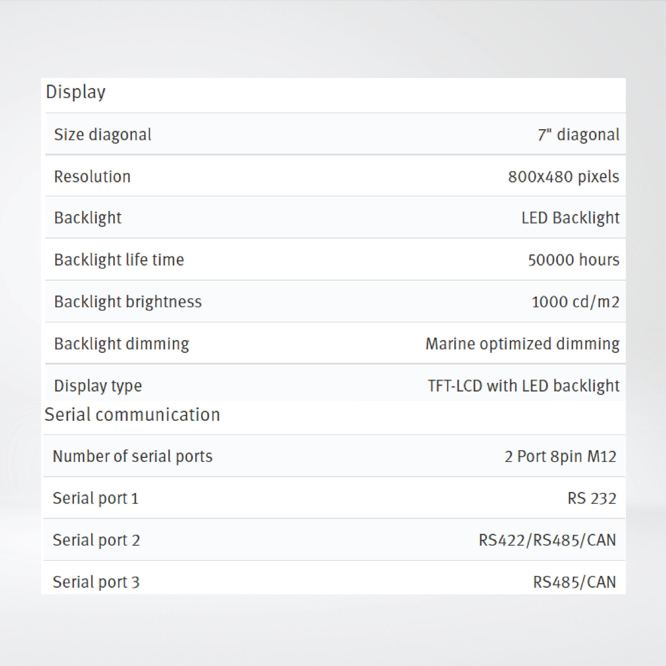 X2 extreme 7 SL HP 7'' Rugged sealed HMI with iX runtime - Riverplus