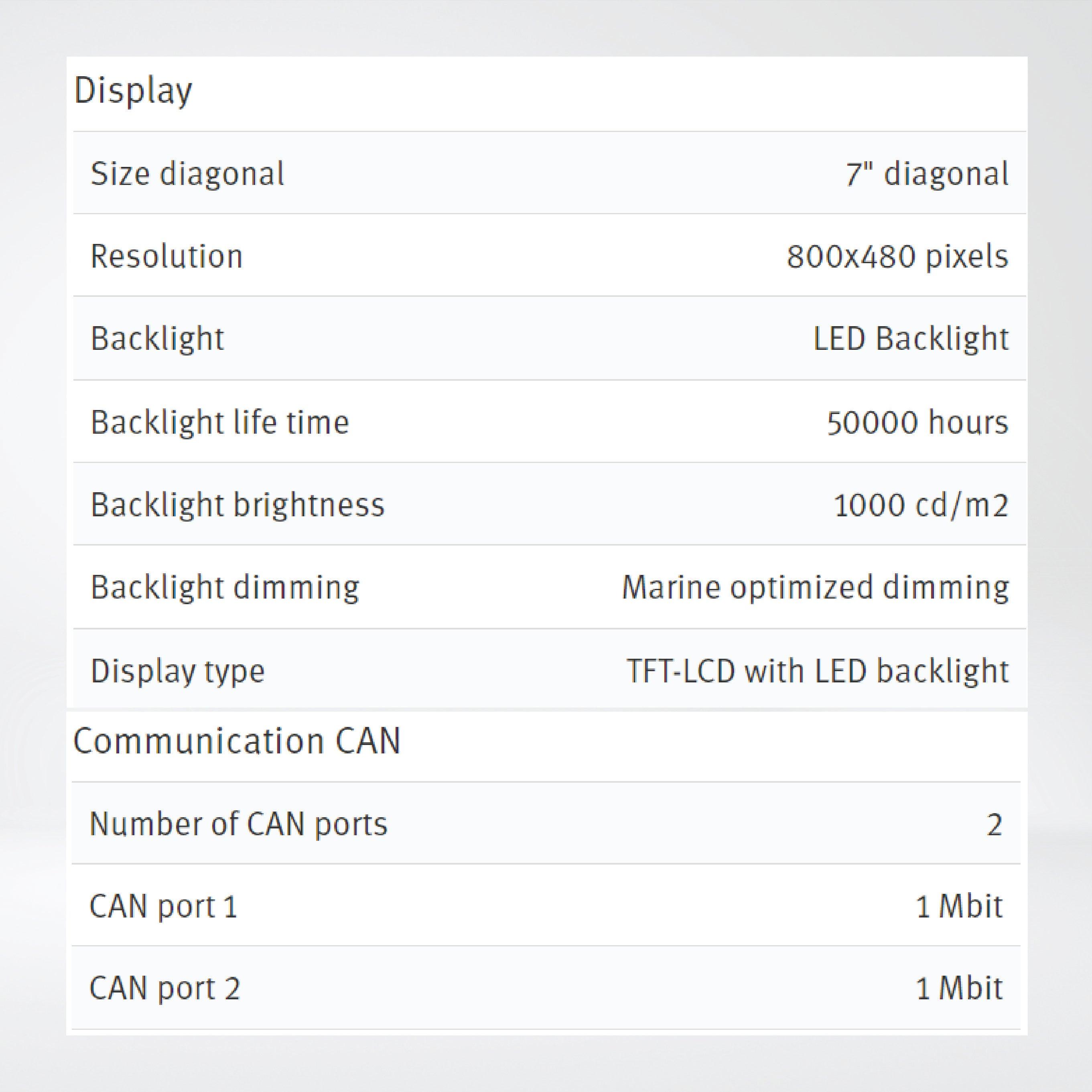 X2 extreme 7 SL HP SC 7'' Rugged sealed HMI with iX runtime/CODESYS - Riverplus