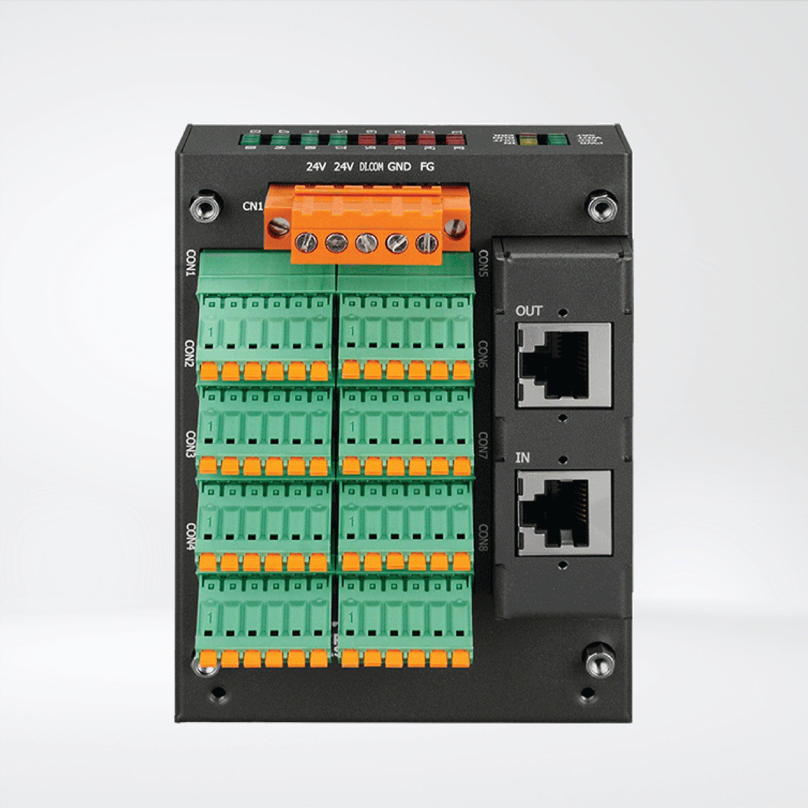 EC2-P16C16 EtherCAT Slave I/O Module with Isolated 16-channel Digital Inputs and 16-channel Digital Outputs - Riverplus