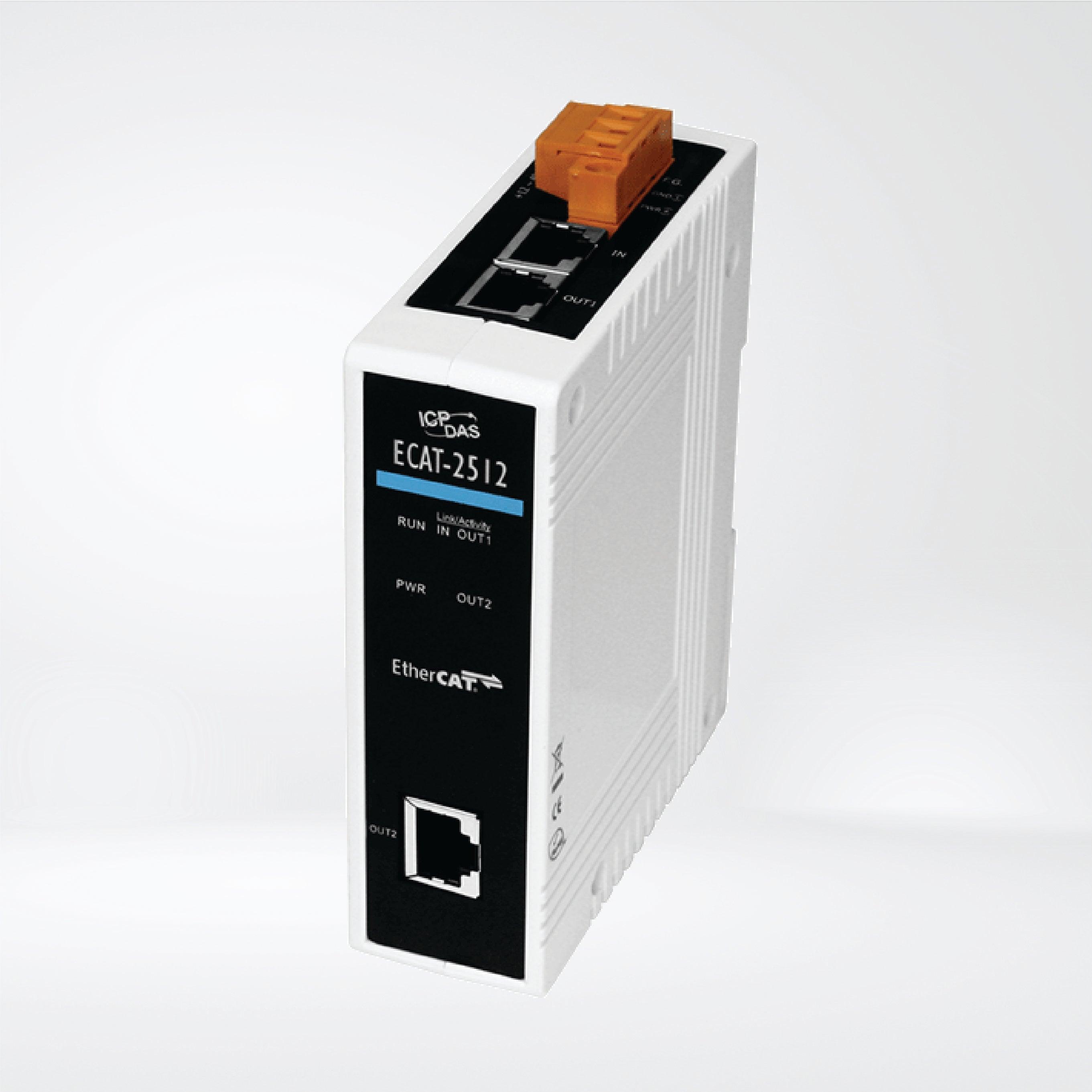 ECAT-2512 1-to-2 Port EtherCAT Junction Slave Module - Riverplus