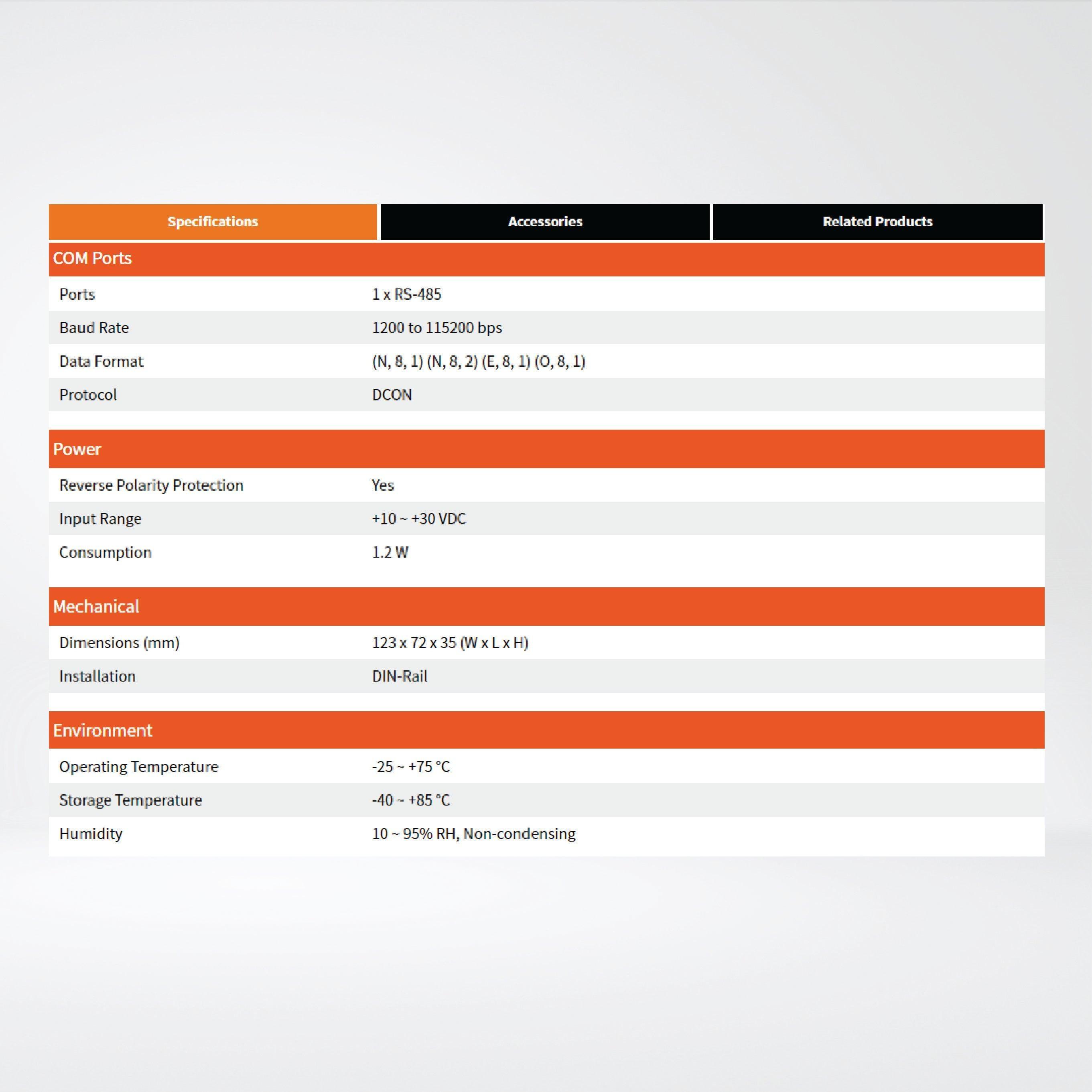 I-7019R-G 8-ch Universal AI Module High Voltage Protection - Riverplus