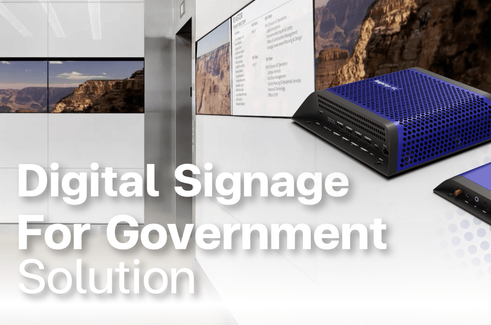 Digital Signage for Government & Corporate - Riverplus