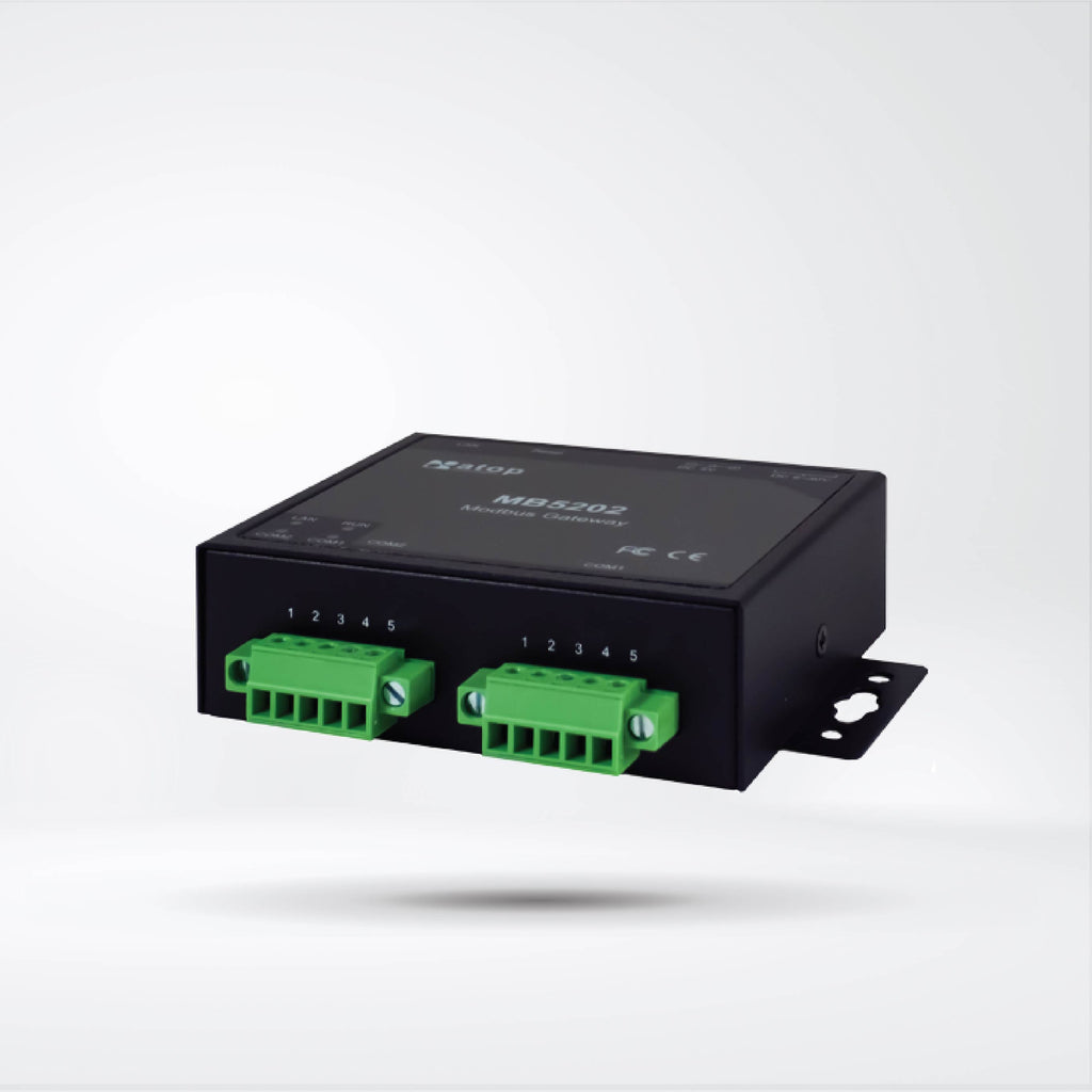 MB5202-DB Compact 2-Port Industrial Modbus TCP/RTU/ASCII Gateway, Field-Mount