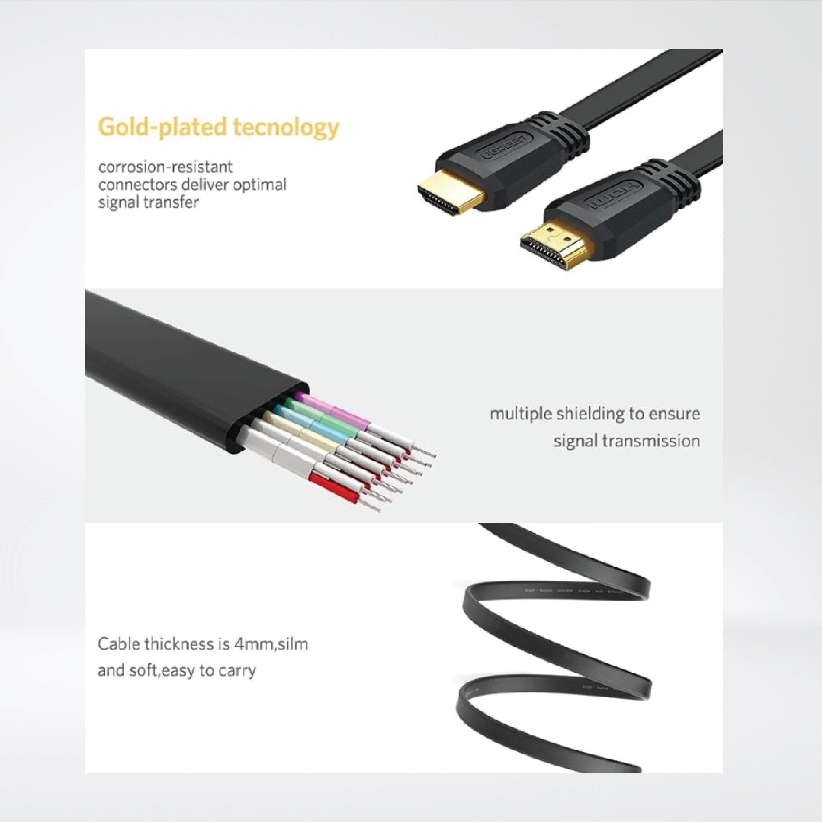 50819 Cable HDMI 3D 4K (V.2.0) M/M (1.5M) - Riverplus
